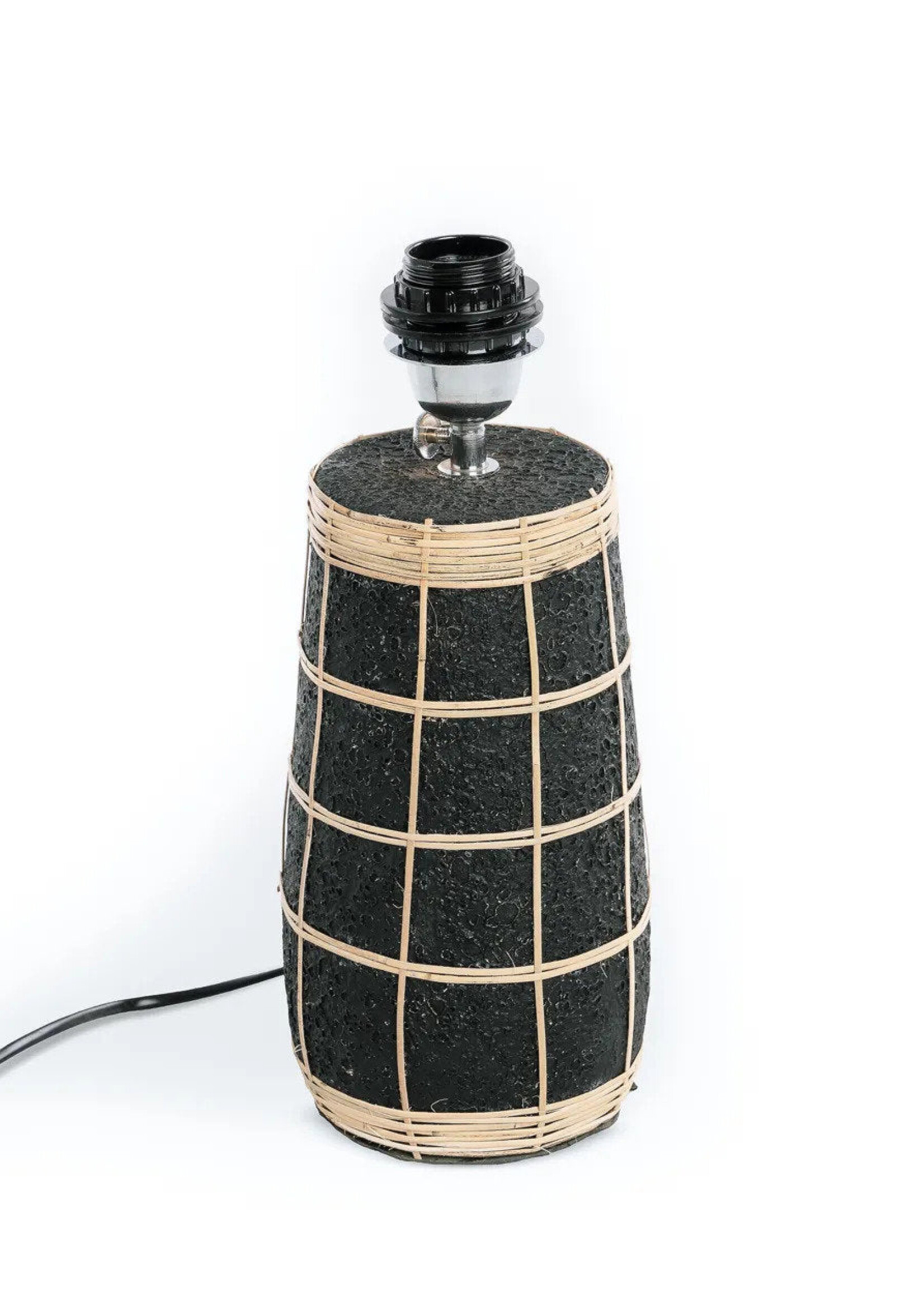 Bazar Bizar Antwerp The Naxos Table Lamp - Black Natural