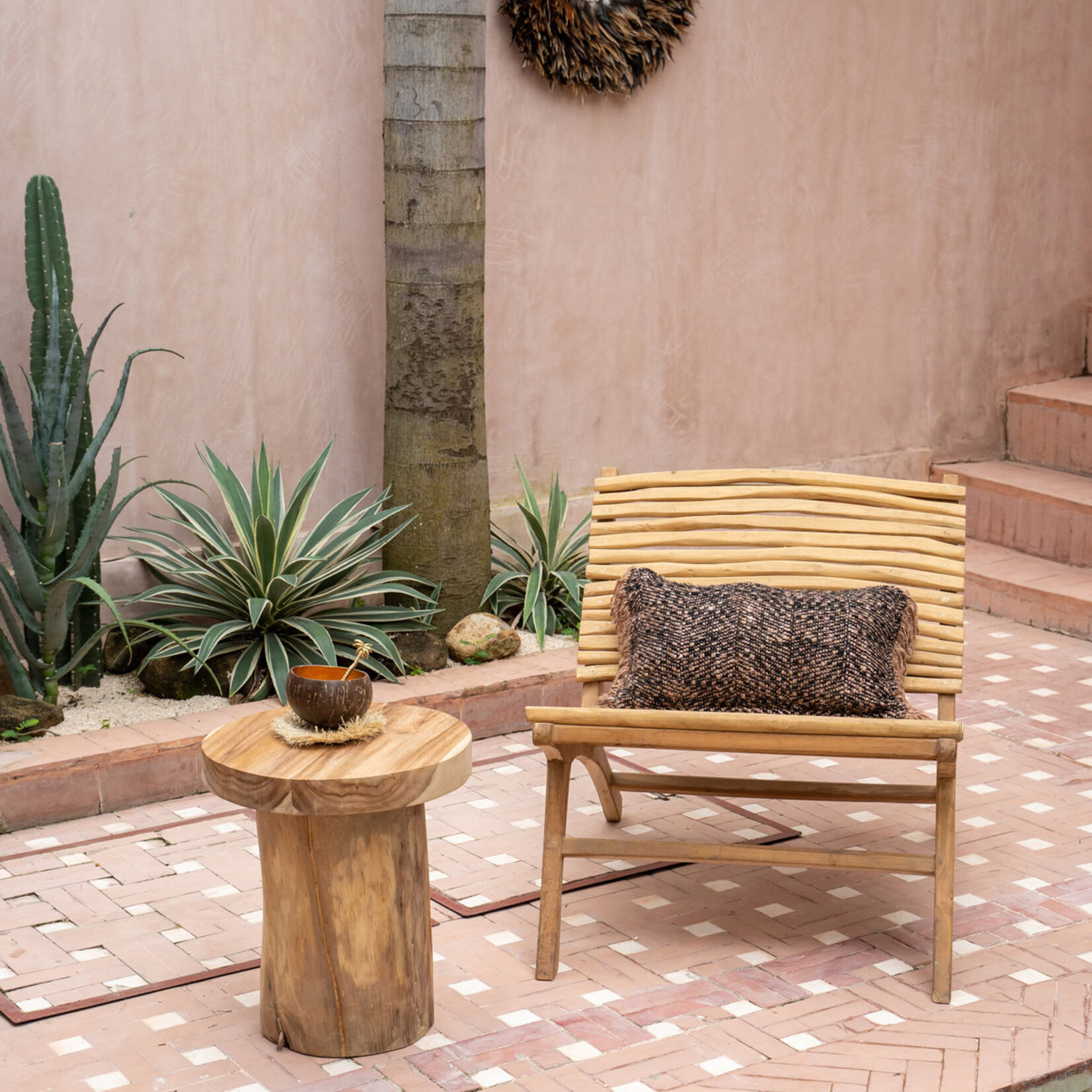 Bazar Bizar Antwerp The Inti Side Table - Natural