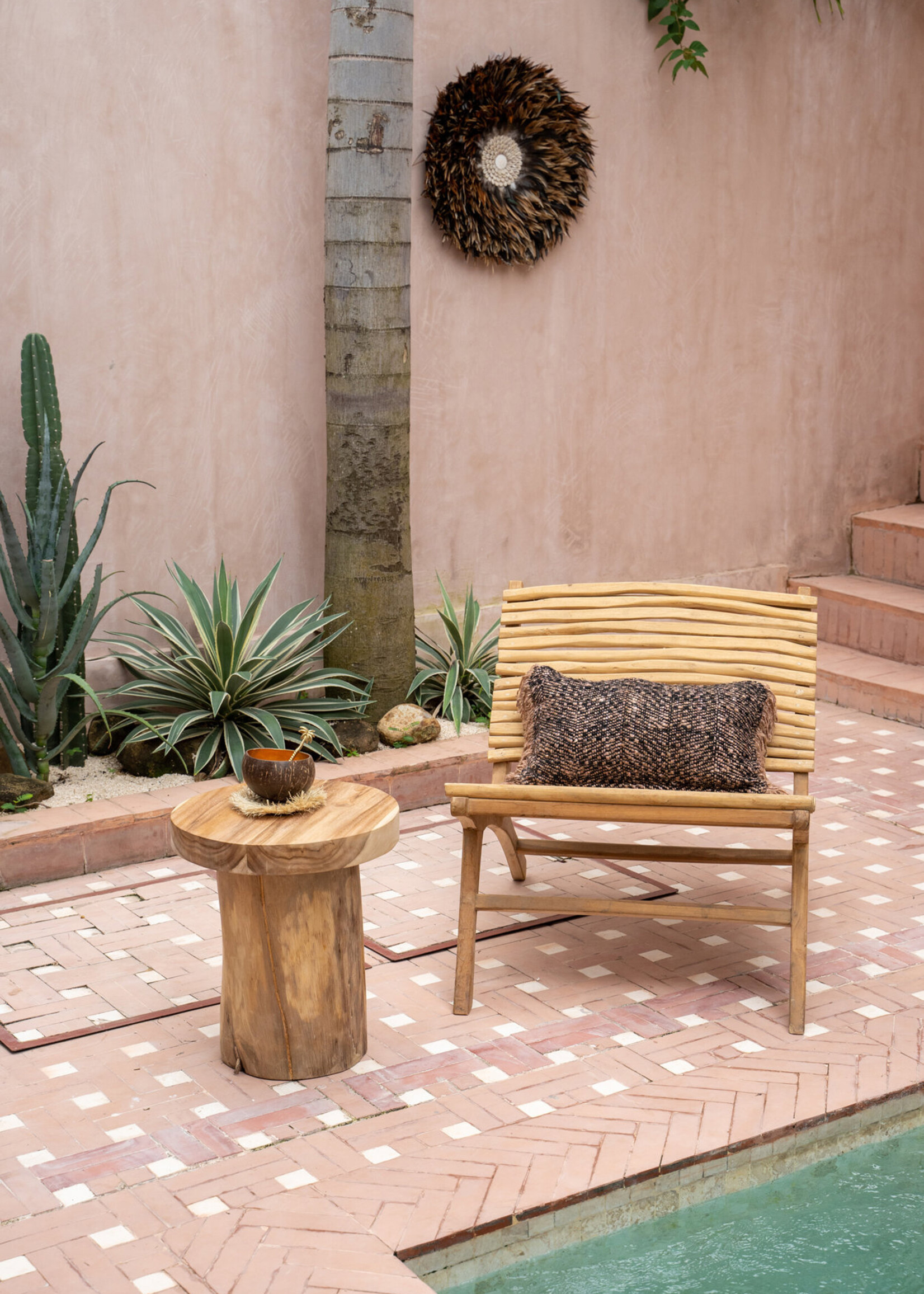Bazar Bizar Antwerp The Inti Side Table - Natural