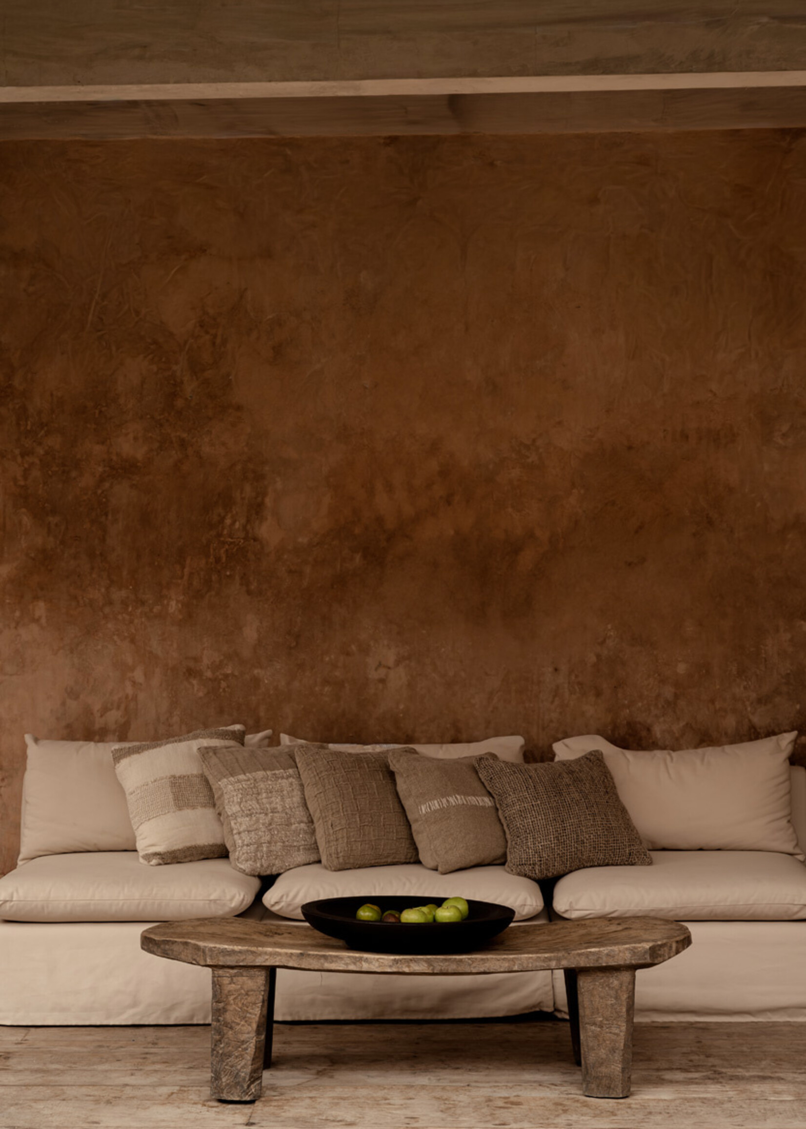 Bazar Bizar Antwerp The Linen Stitch Cushion Cover - Natural White