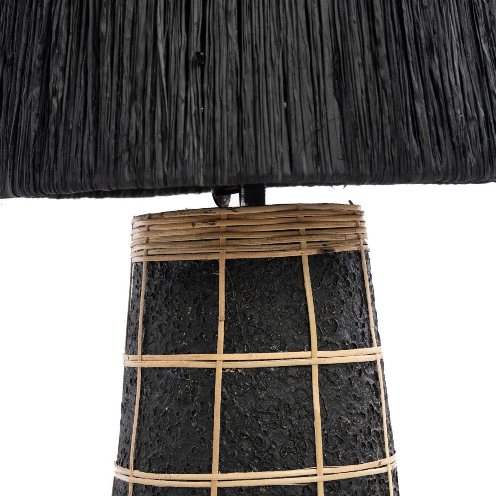 Bazar Bizar Antwerp The Naxos Table Lamp - Black Natural