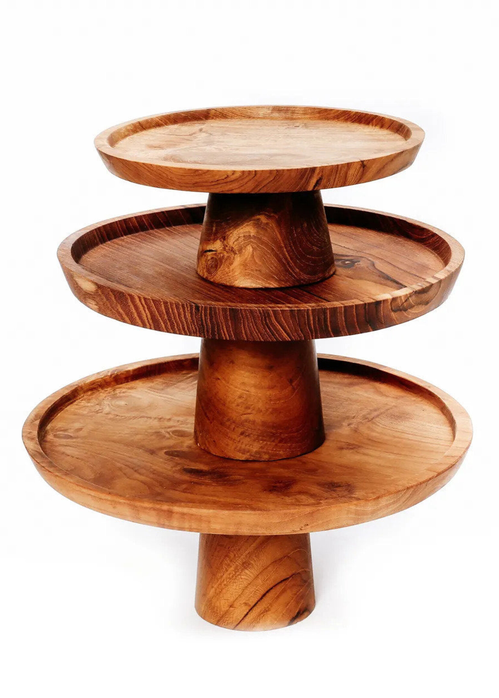 Bazar Bizar Antwerp The Teak Root Cake Dish - L