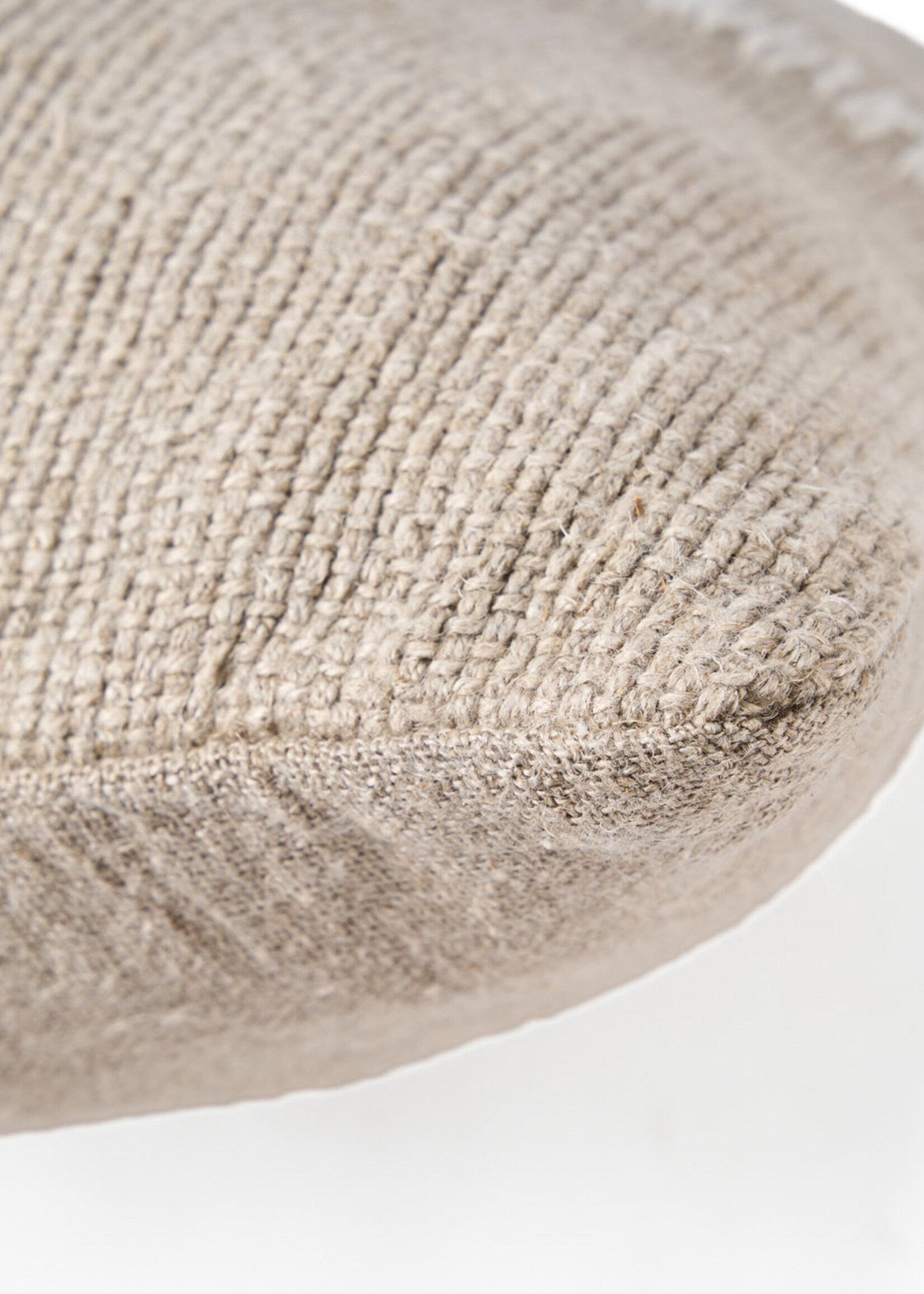 Bazar Bizar Antwerp The Linen Stitch Cushion Cover - Natural White