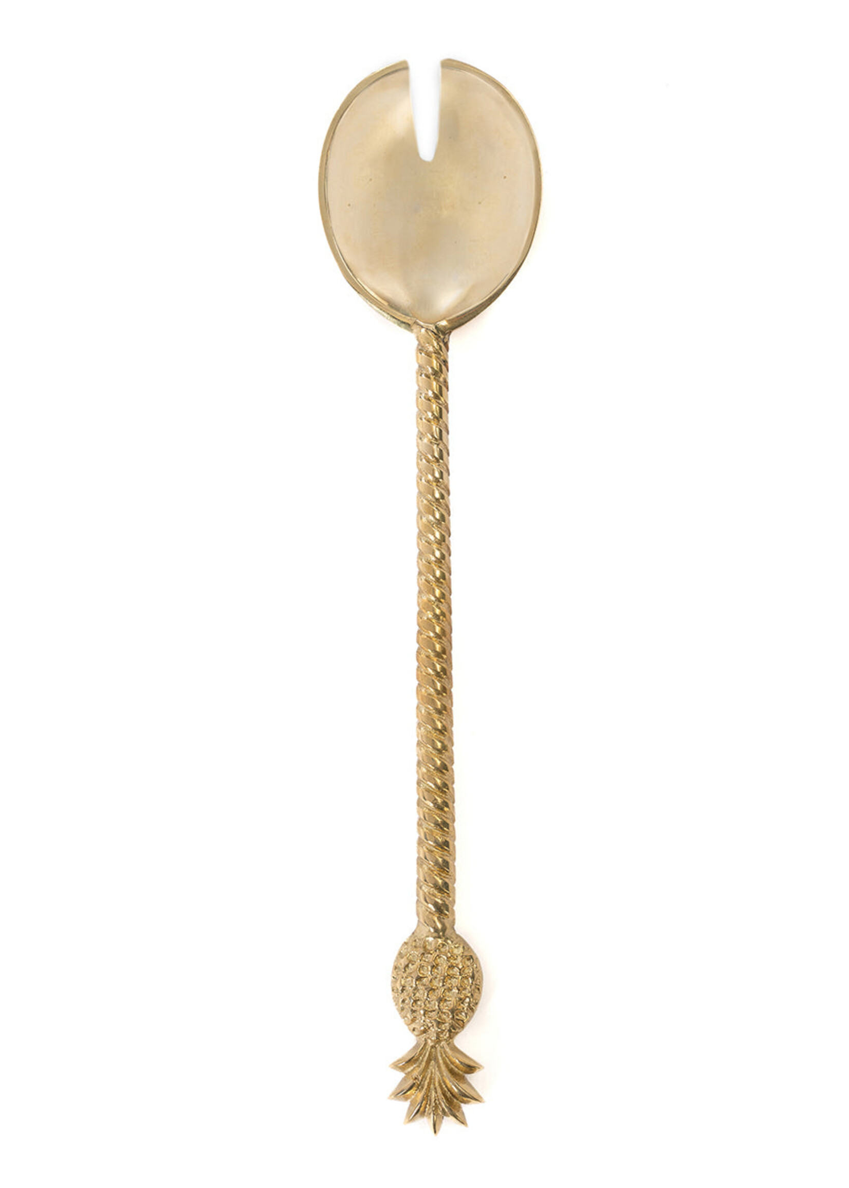 Bazar Bizar Antwerp The Pineapple Salad Fork - Gold