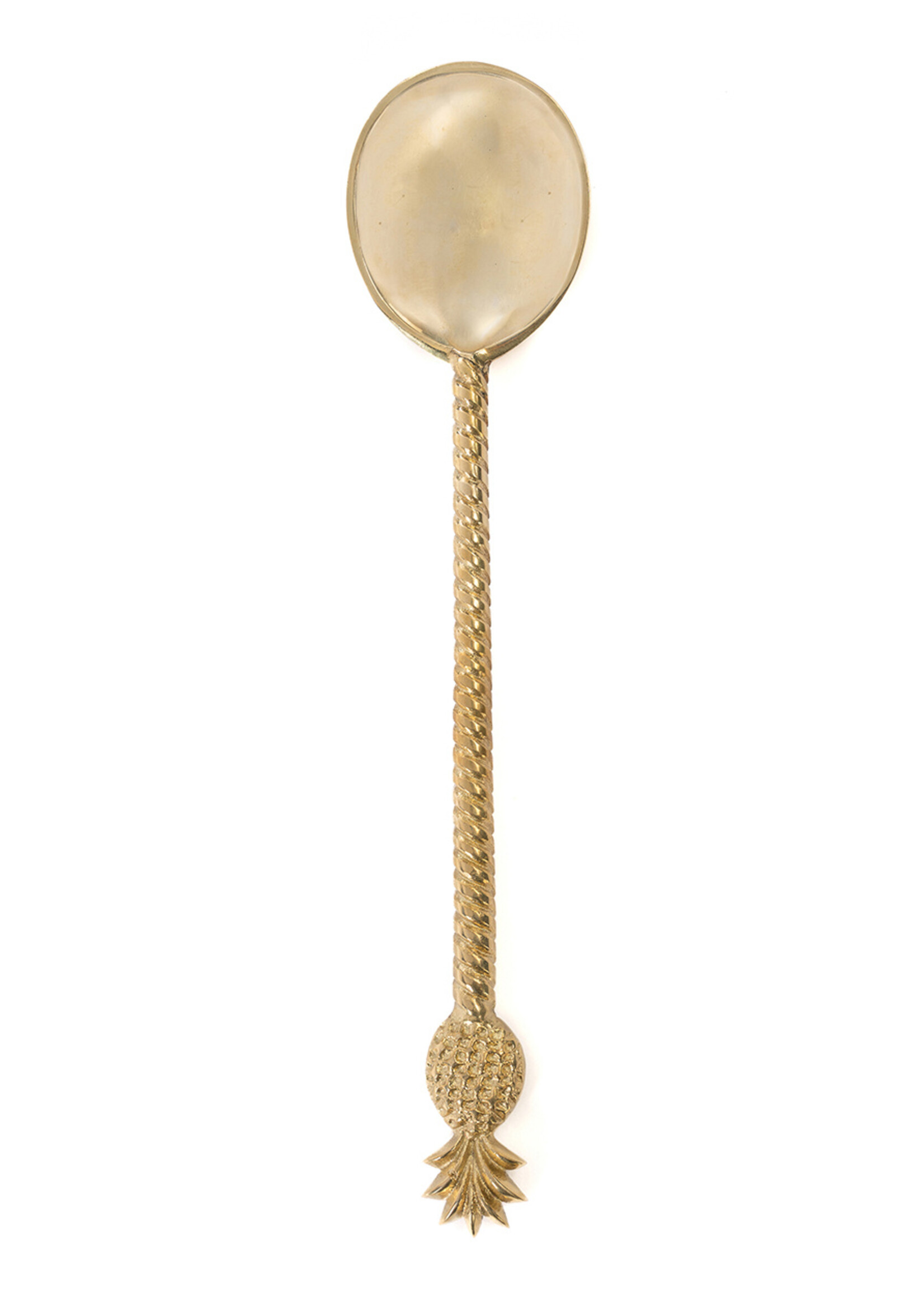 Bazar Bizar Antwerp The Pineapple Salad Spoon - Gold