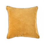 Bazar Bizar Antwerp The Velvet Crush Cushion Cover - Mustard - 50x50