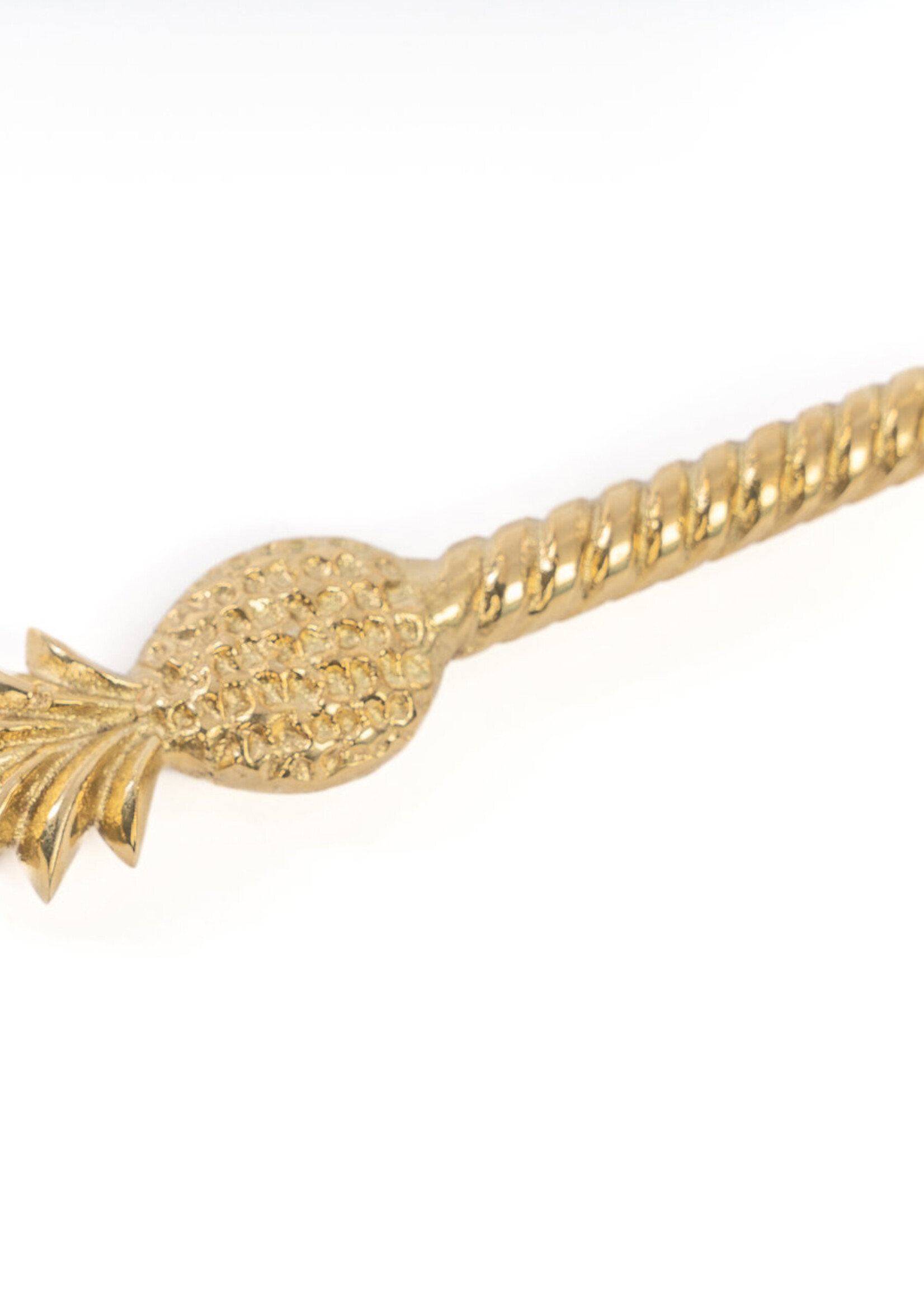 Bazar Bizar Antwerp The Pineapple Salad Spoon - Gold