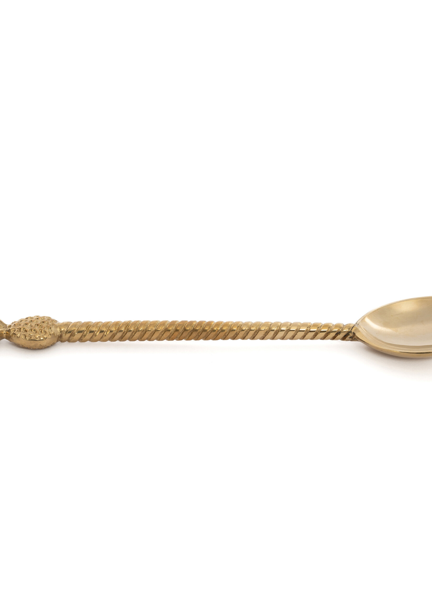 Bazar Bizar Antwerp The Pineapple Salad Spoon - Gold