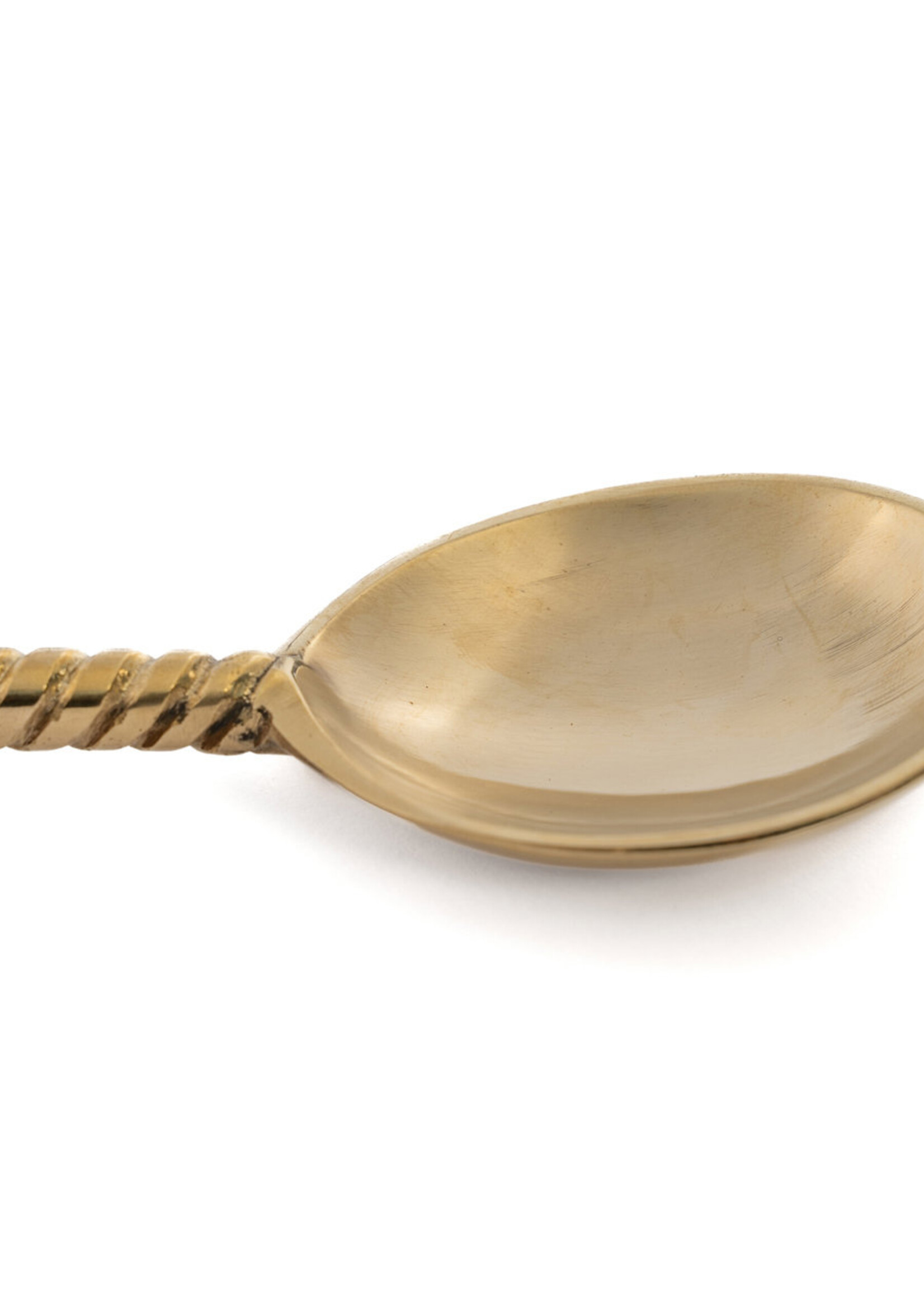 Bazar Bizar Antwerp The Pineapple Salad Spoon - Gold