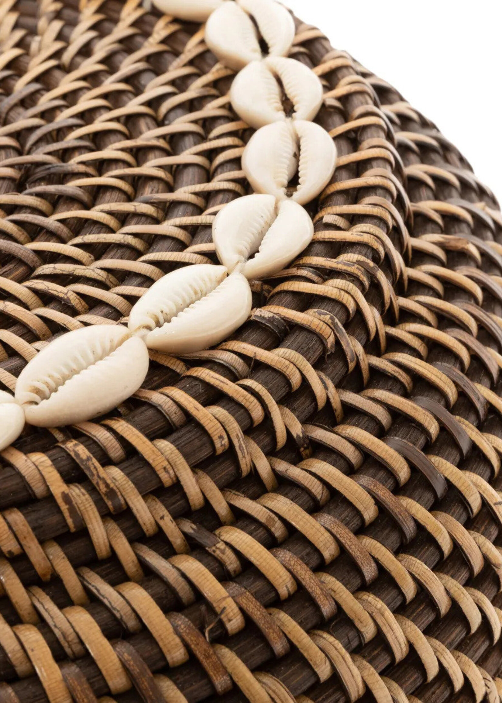 Bazar Bizar Antwerp The Colonial Peek-a-Boo Basket - Natural Brown - M