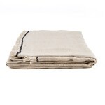 Bazar Bizar Antwerp The Tuscany Tablecloth - Natural Black - 150x300