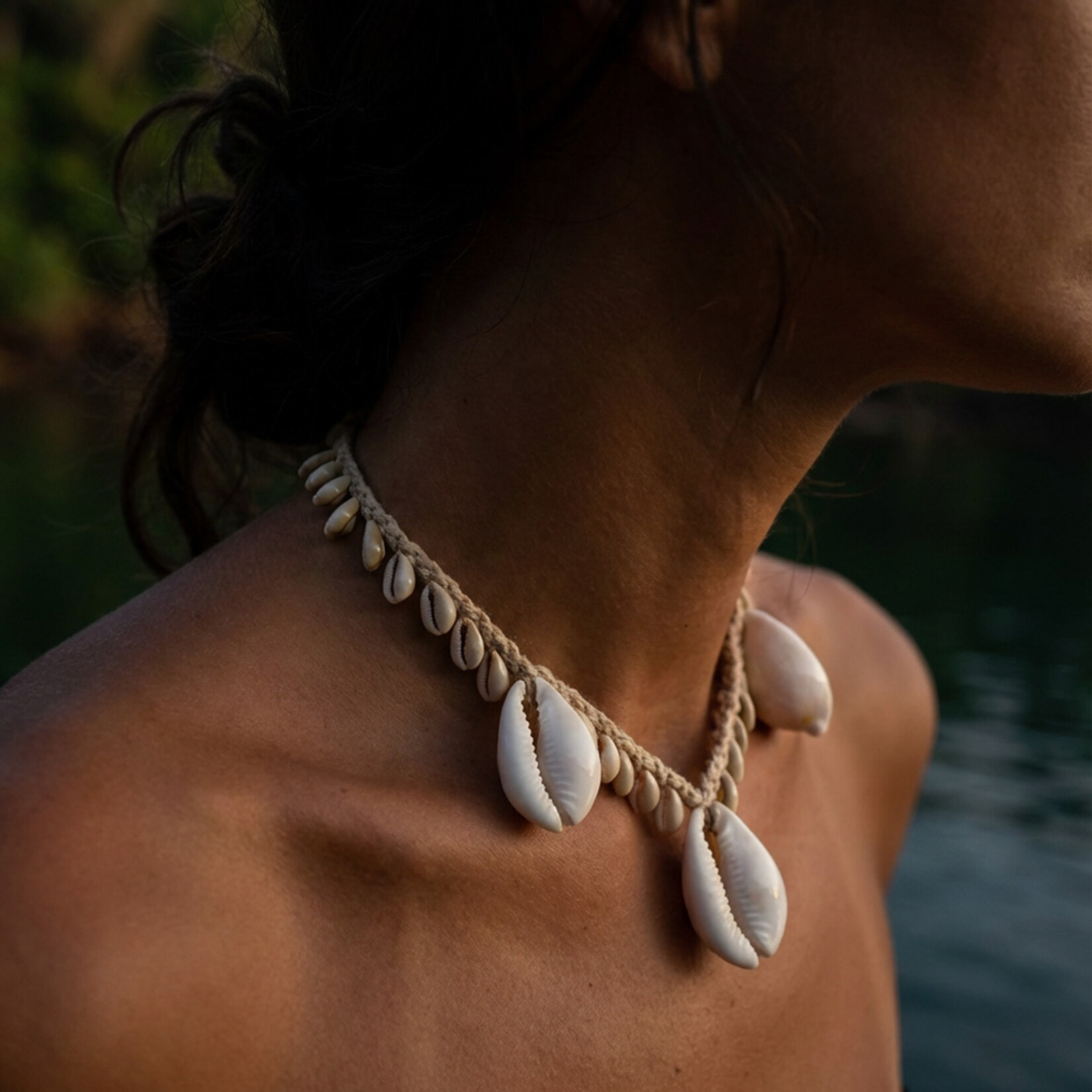 Bazar Bizar Antwerp The Big White Cowrie Shell Necklace