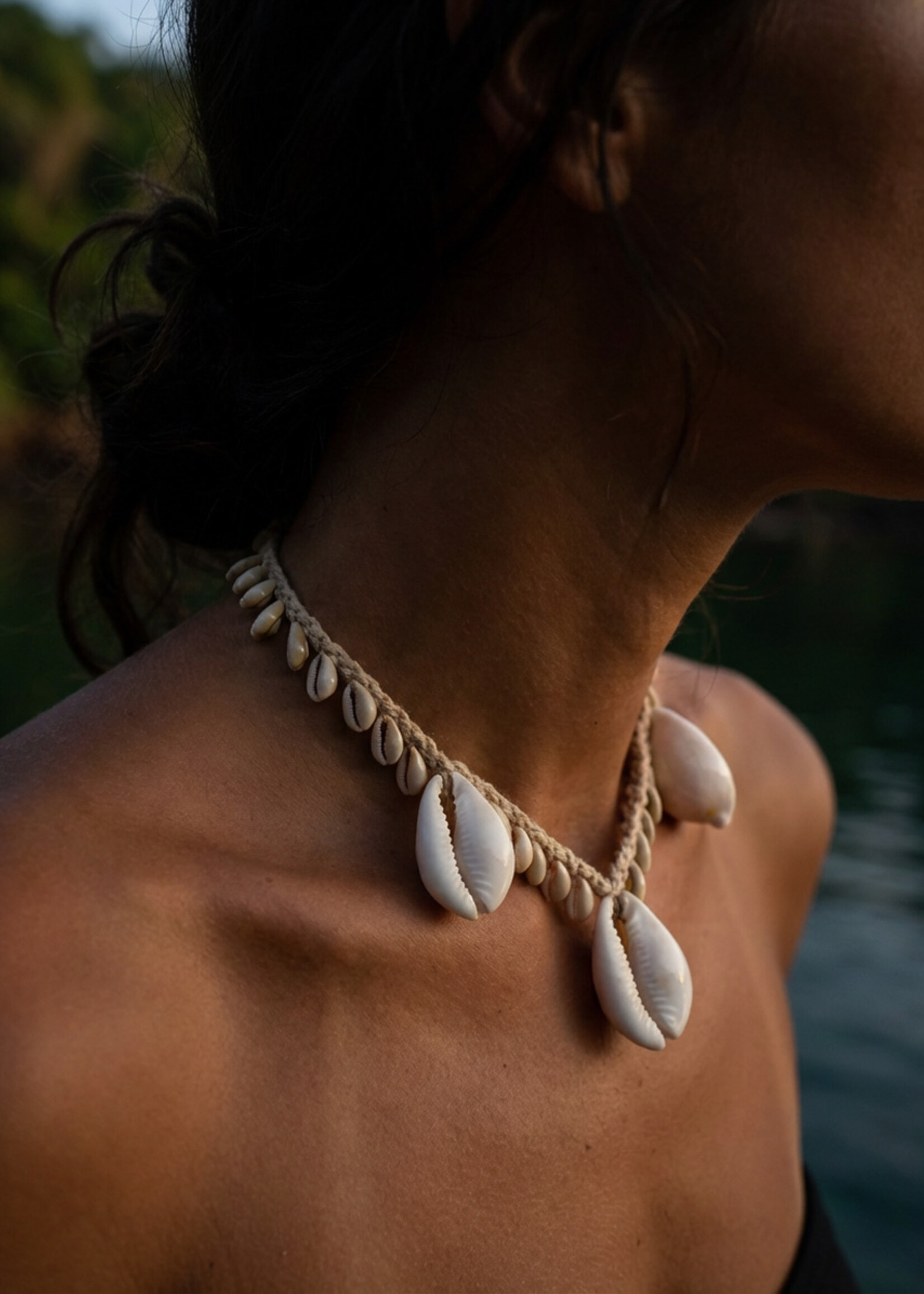 Bazar Bizar Antwerp The Big White Cowrie Shell Necklace