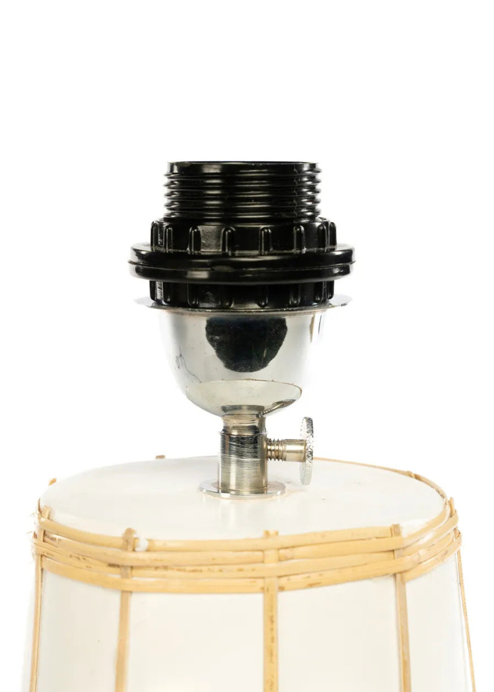 Bazar Bizar Antwerp The Molokai Table Lamp - White Natural