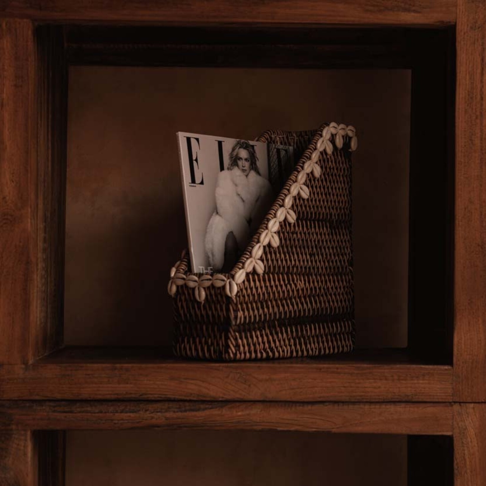 Bazar Bizar Antwerp The Shell Edge Organizer - Natural Brown