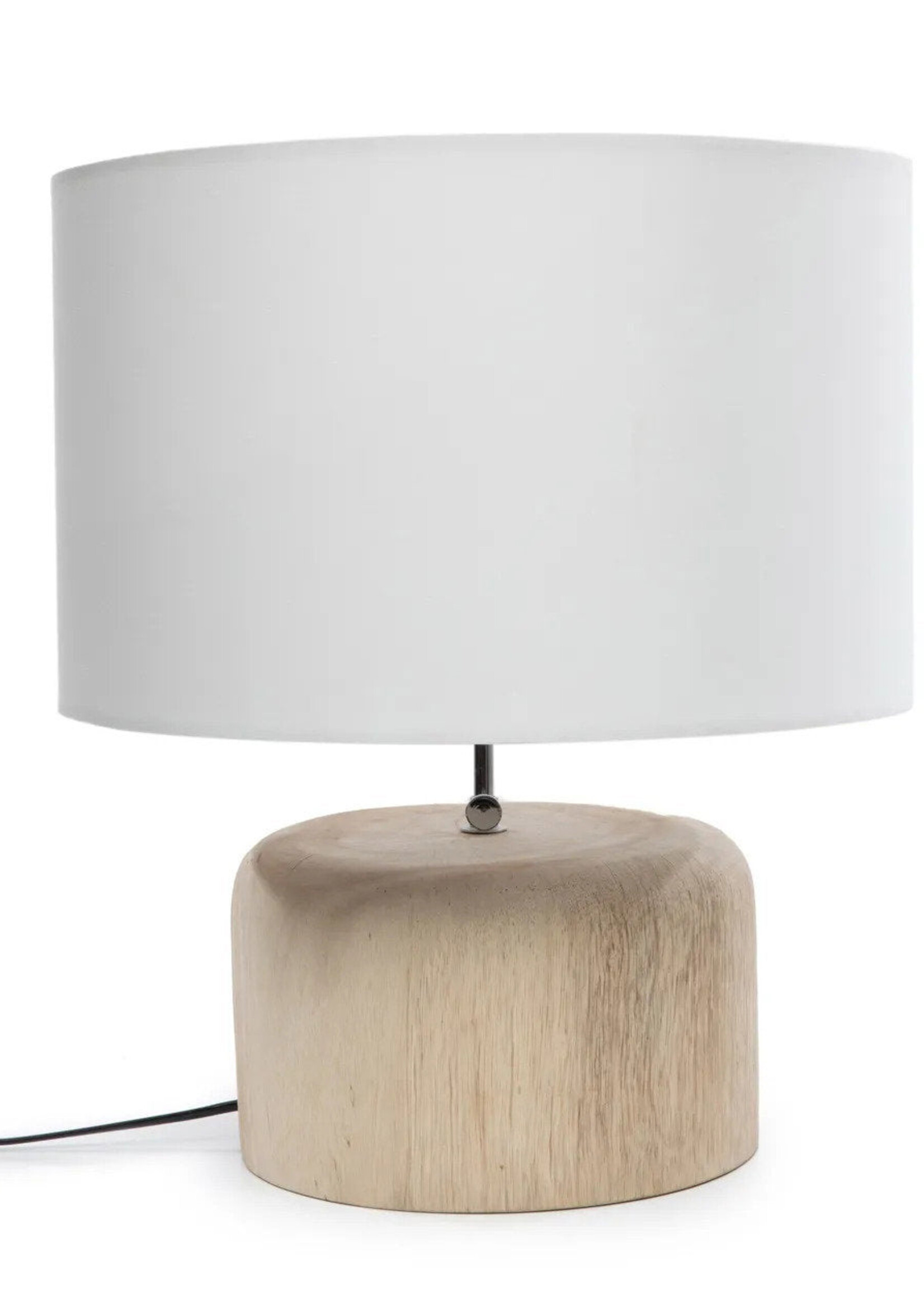 Bazar Bizar Antwerp The Teak Wood Table Lamp Base - Natural