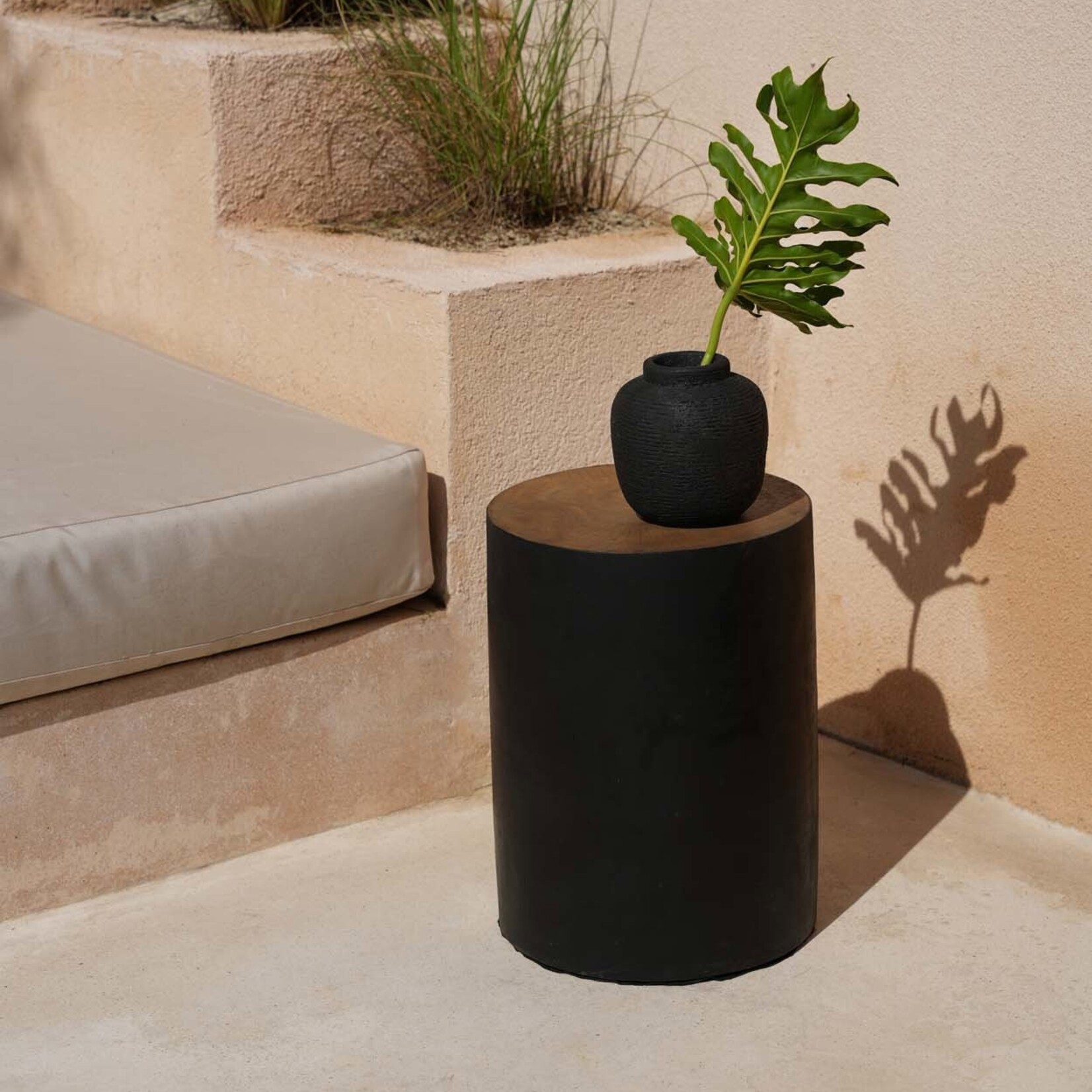 Bazar Bizar The Tribe Stool - Natural Black