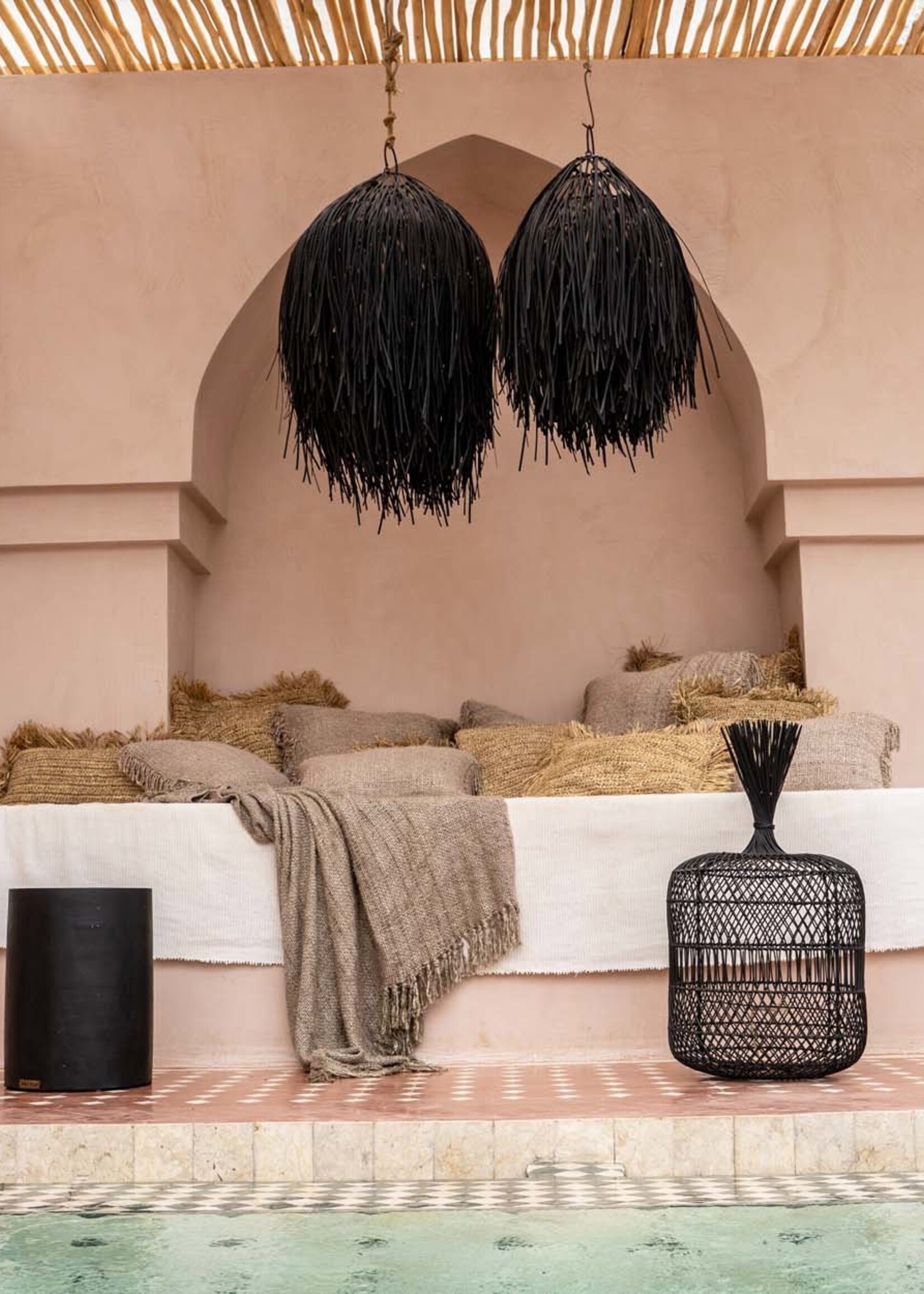 Bazar Bizar The Tribe Stool - Natural Black
