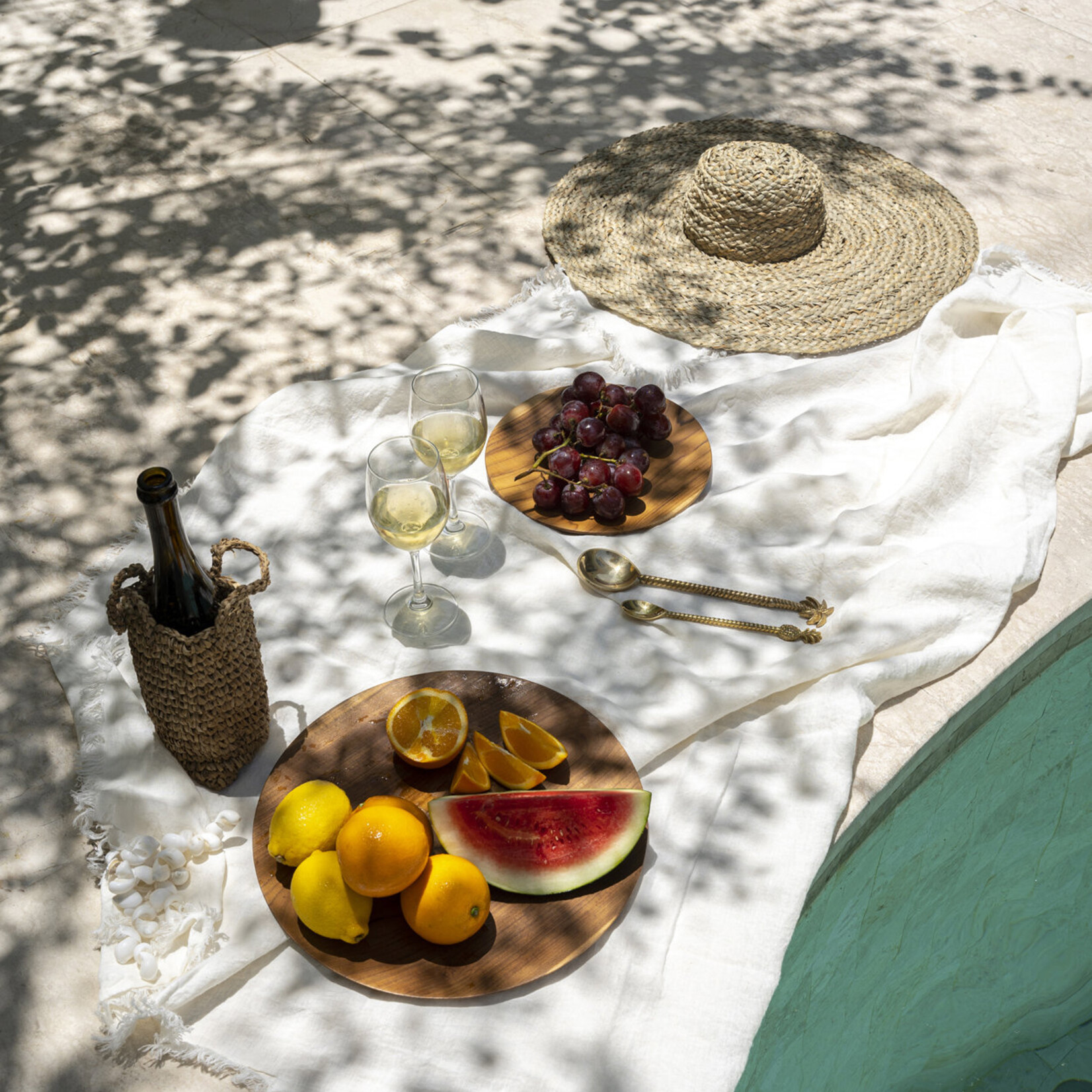 Bazar Bizar Antwerp The Linen Tablecloth - White - 150x250