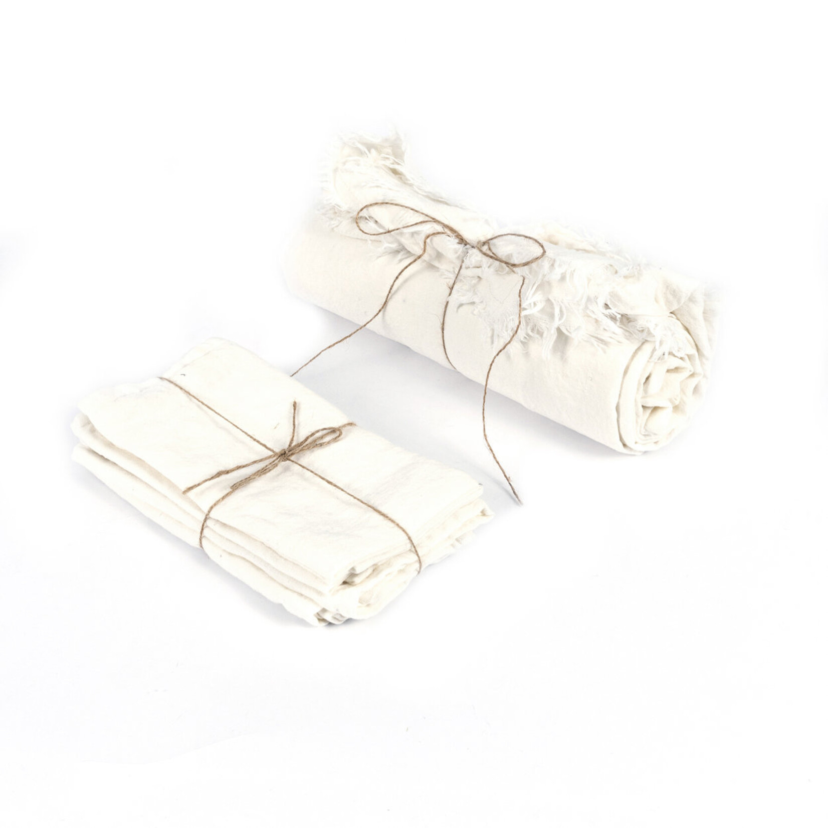 Bazar Bizar Antwerp The Linen Tablecloth - White - 150x250