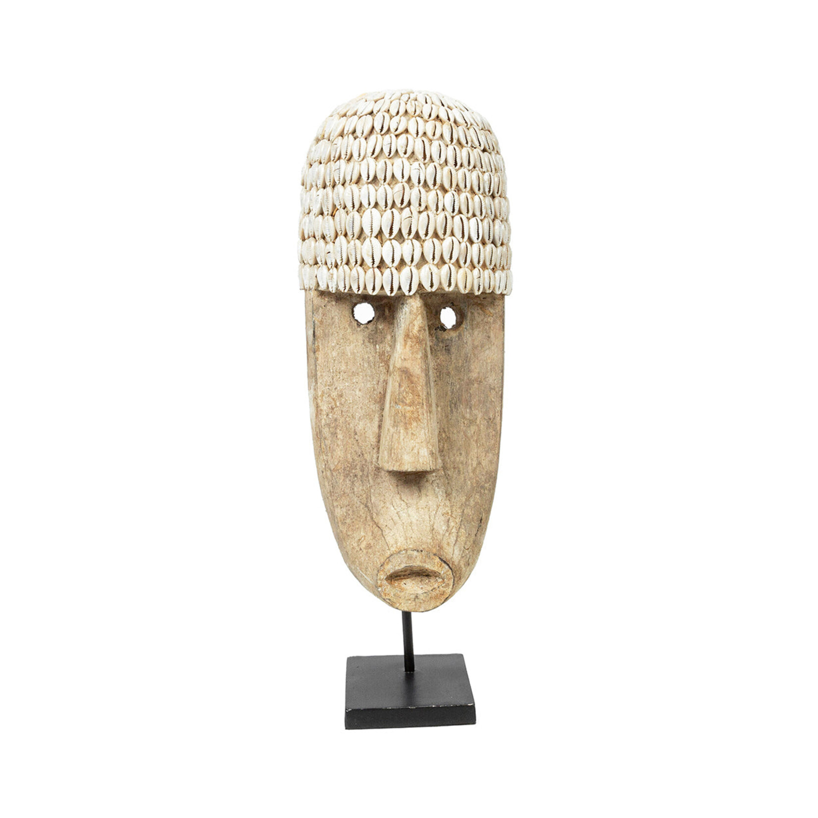 Bazar Bizar Antwerp The Cowrie Mask on Stand - Large