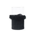 Bazar Bizar Antwerp The Oh My Gee Candle Holder - Black Velvet - XXL