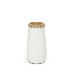 Bazar Bizar Antwerp The Sneaky Vase - White Natural - M