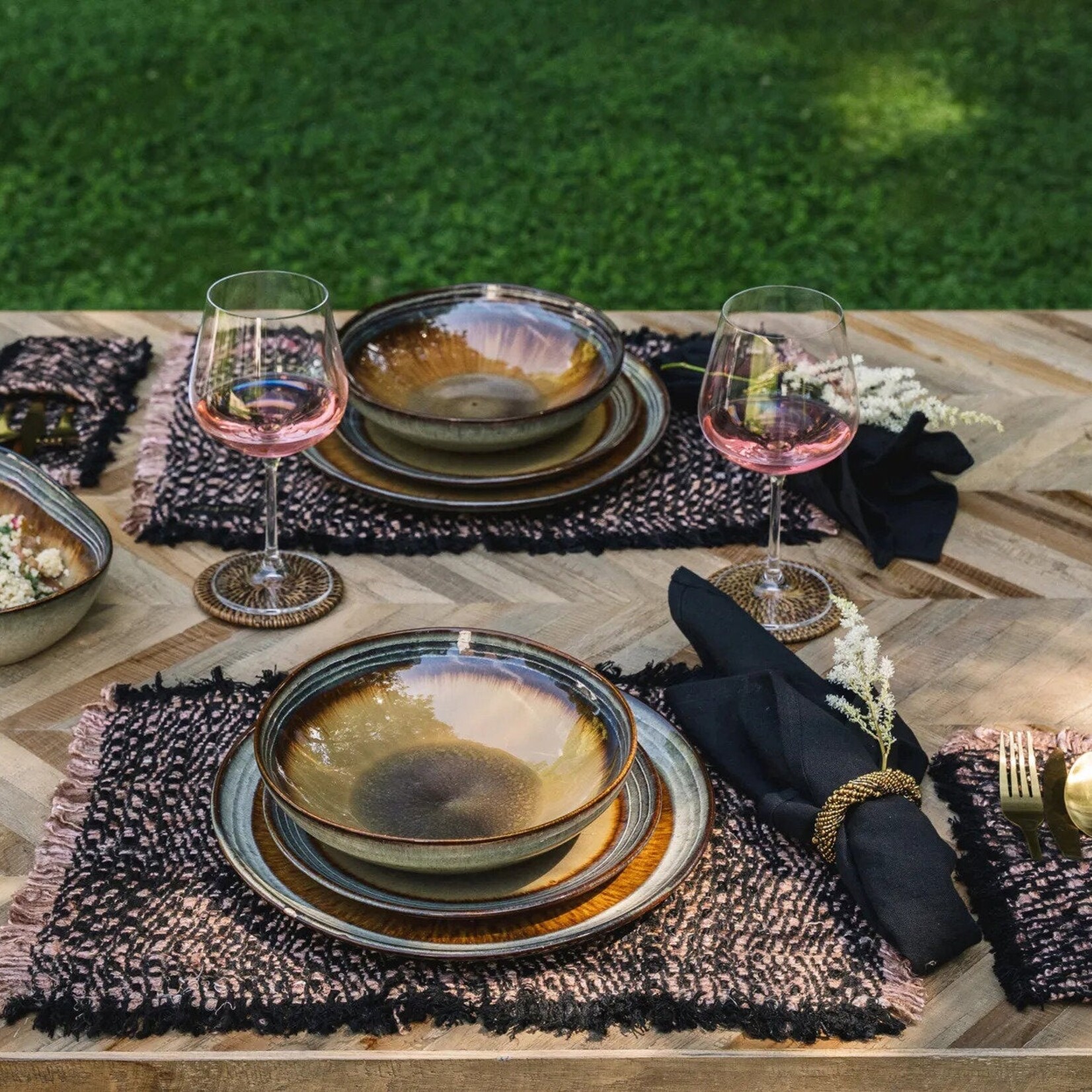 Bazar Bizar Antwerp The Oh My Gee Cutlery Holder - Black Copper - Set of 4