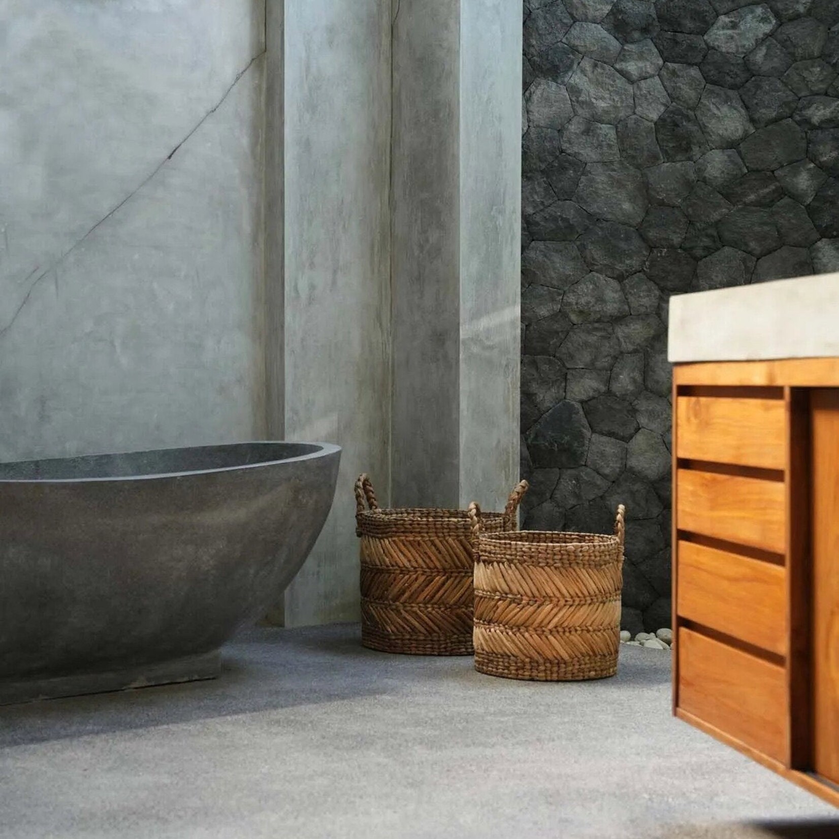Bazar Bizar Antwerp The Banana Zigzag Basket - L