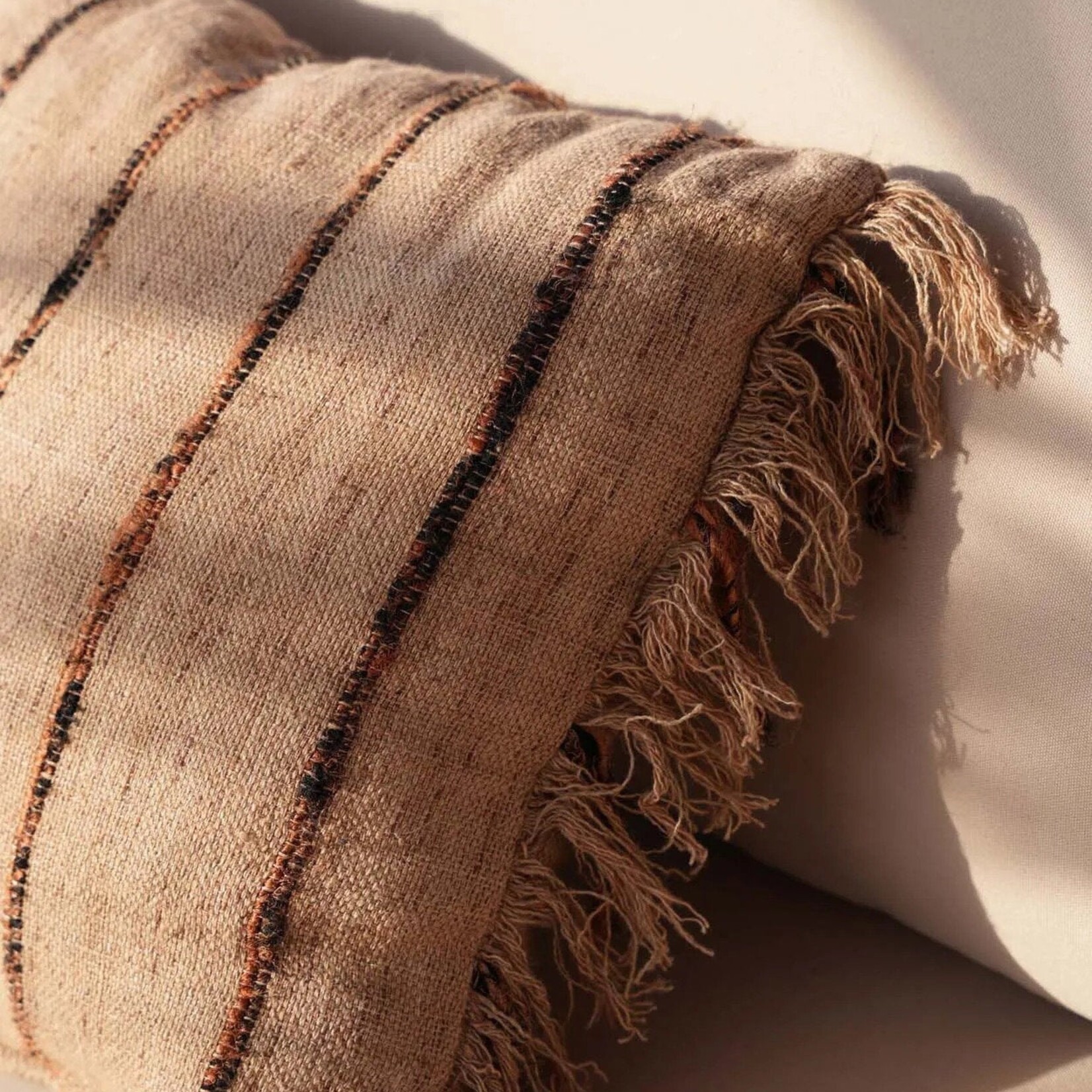 Bazar Bizar The Oh My Gee Cushion Cover - Beige Black - 40x40