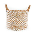 Bazar Bizar Antwerp The Crossed Stitched Macrame Basket - L