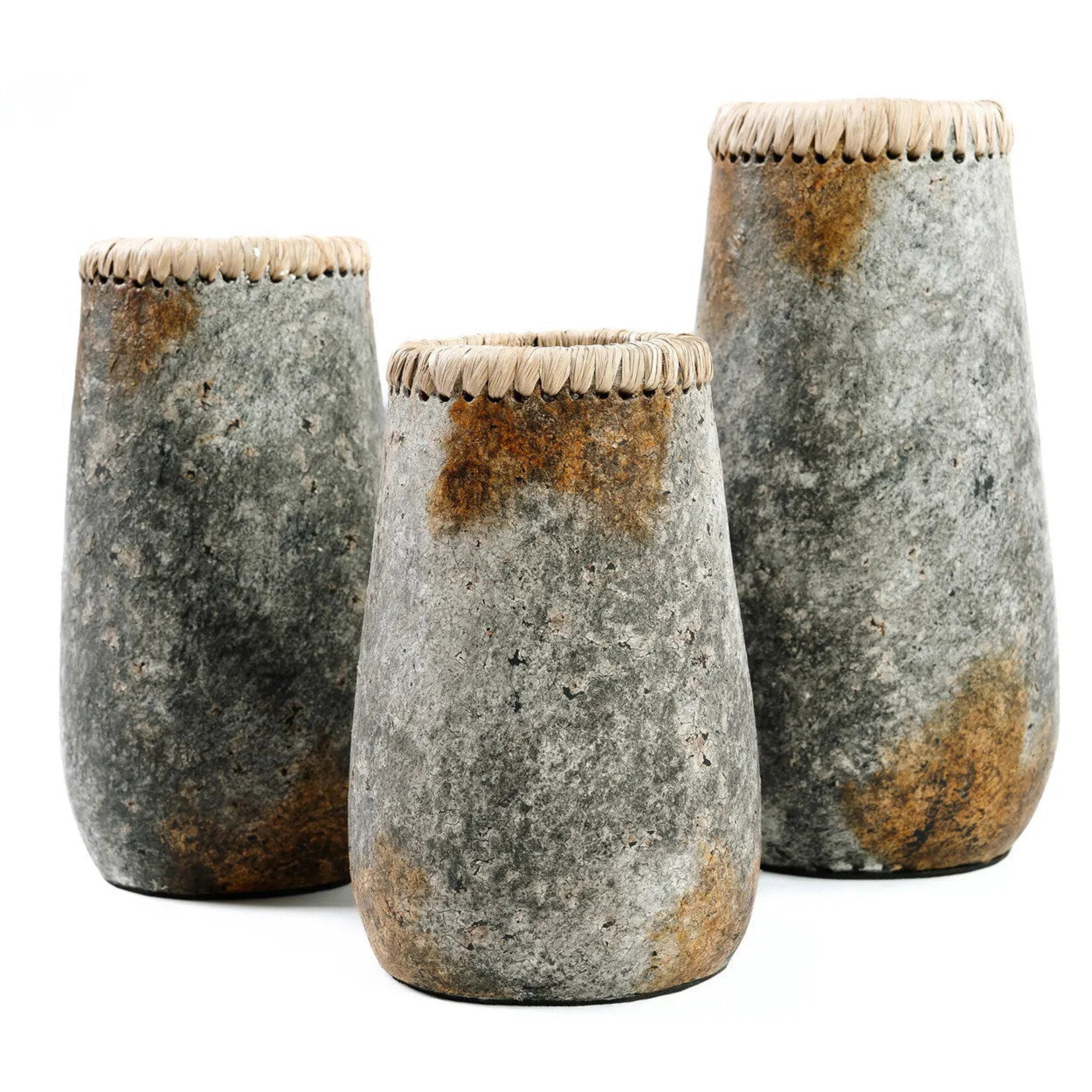 Bazar Bizar Antwerp The Sneaky Vase - Antique Grey - L