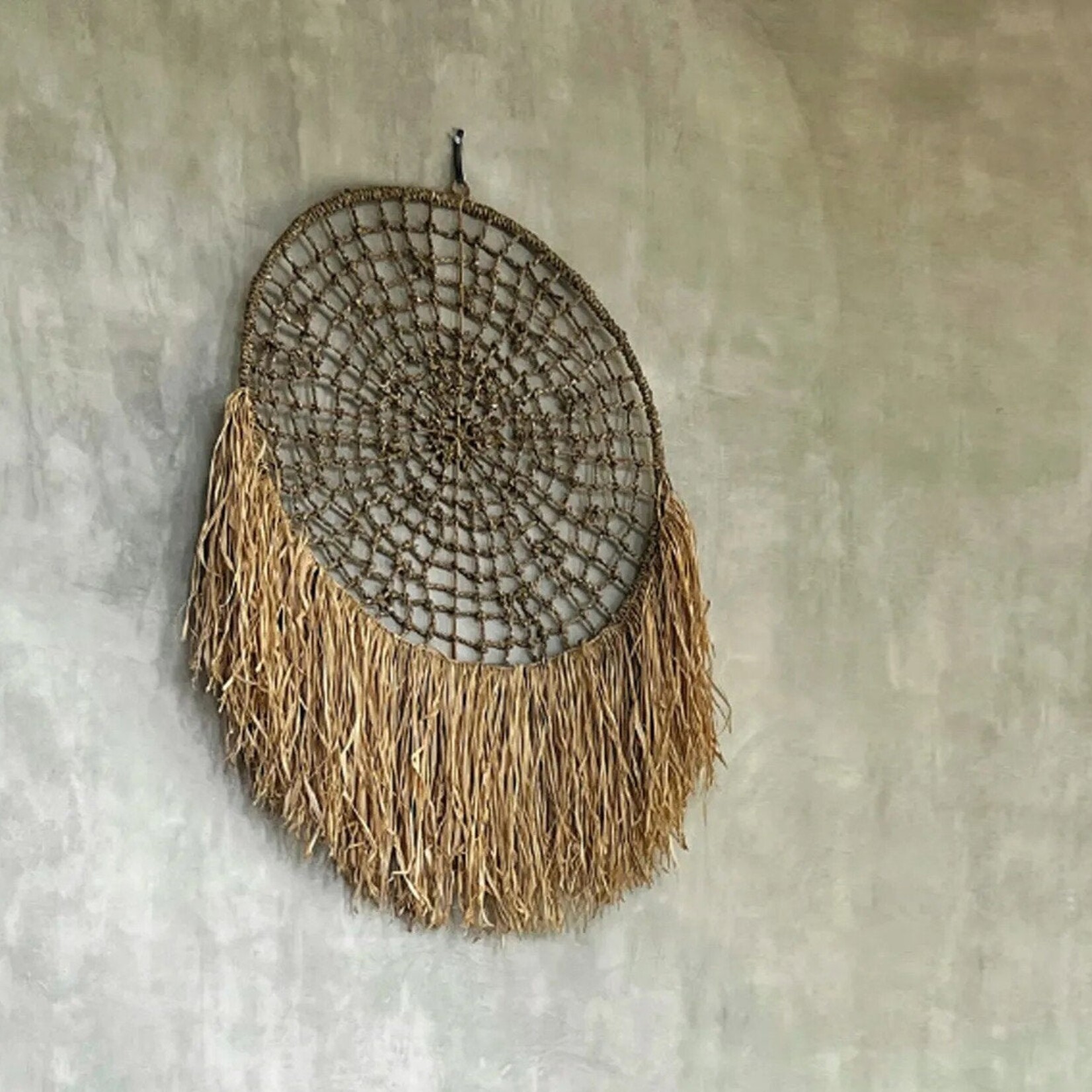 Bazar Bizar The Raffia Dreamcatcher - Natural
