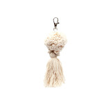 Bazar Bizar Antwerp The Pompom Keychain - White