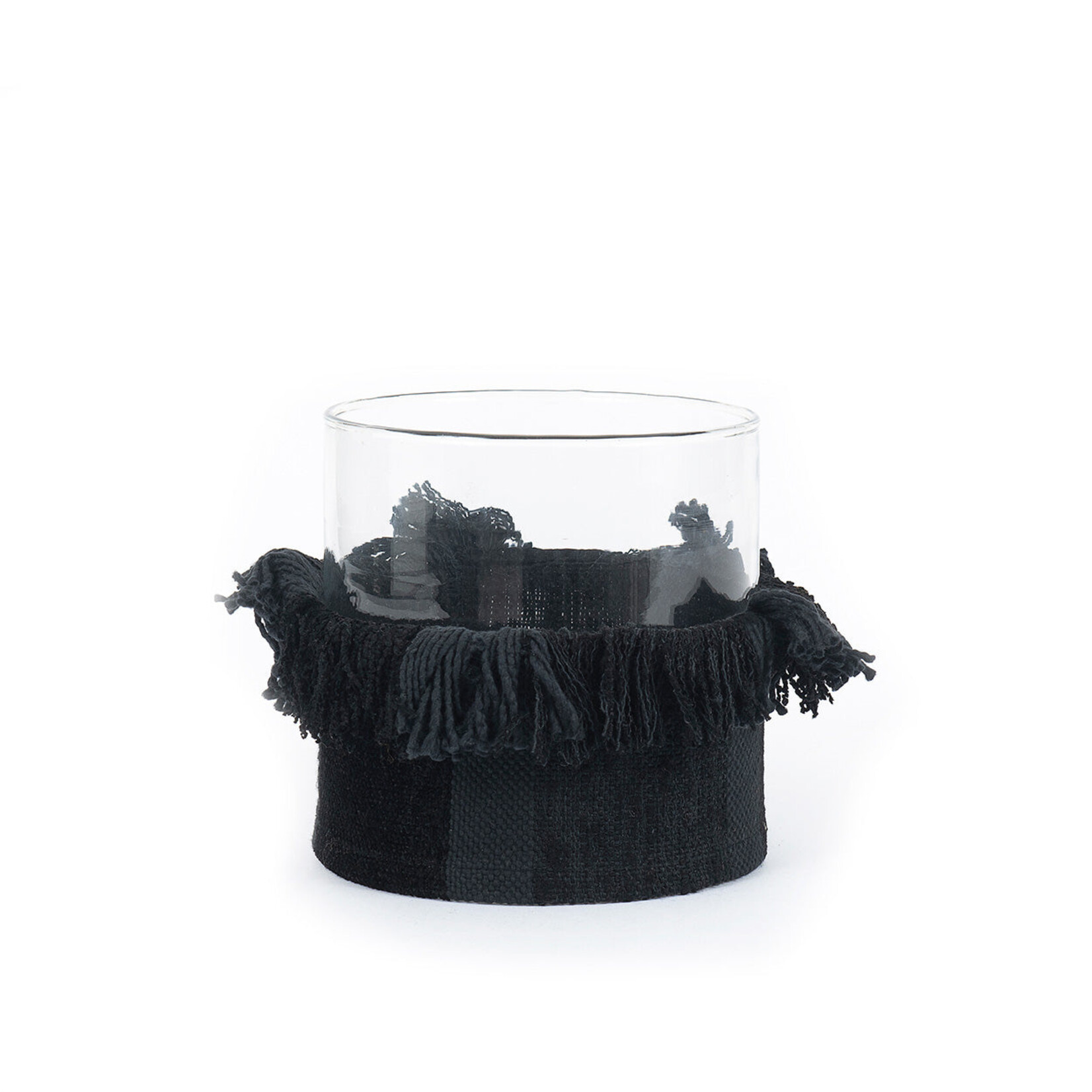Bazar Bizar Antwerp The Oh My Gee Candle Holder - Black Velvet - XL
