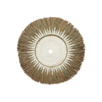 Bazar Bizar Antwerp The Raffia Macramé Wall Deco - White Natural