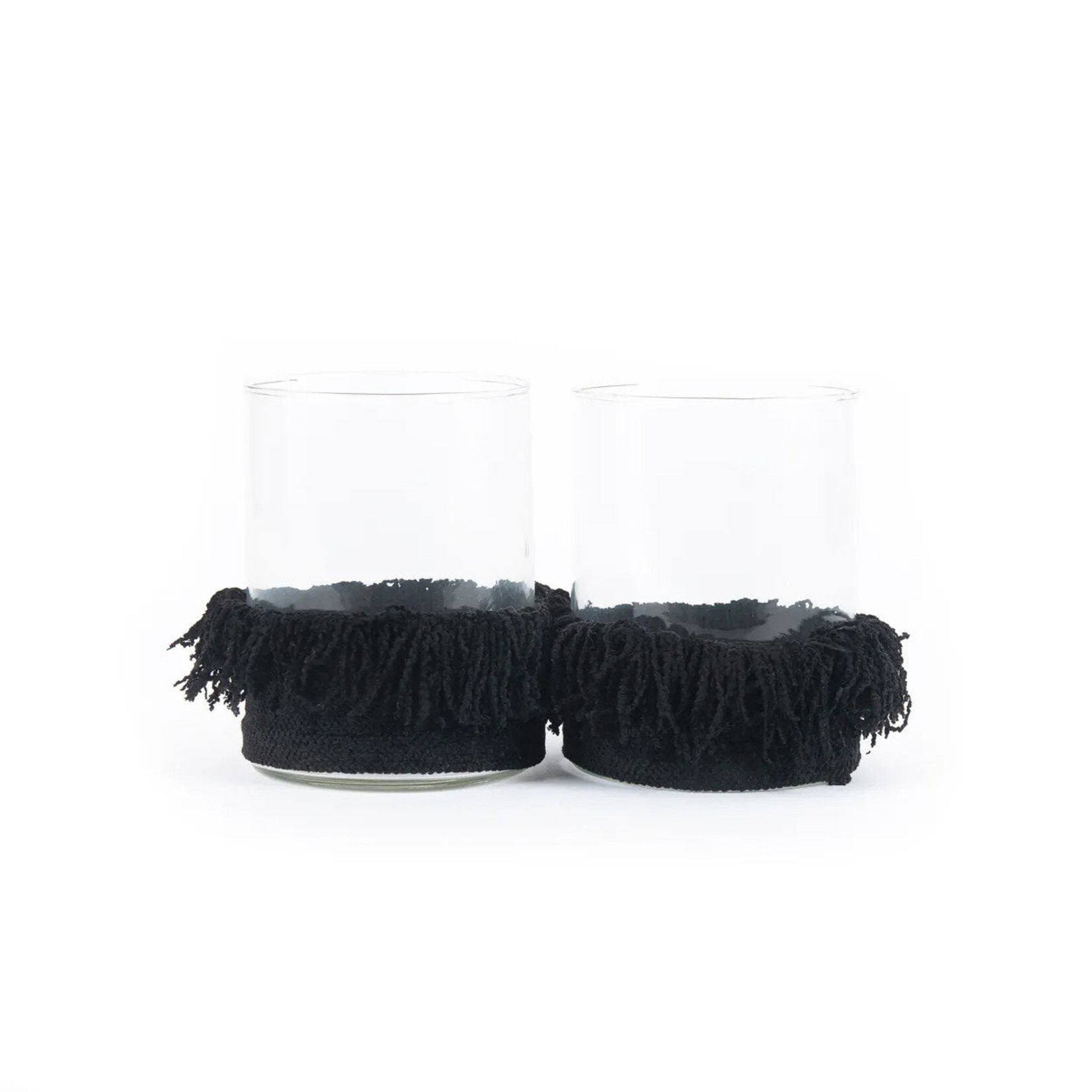 Bazar Bizar Antwerp The Oh My Gee Candle Holder - Black Velvet - L