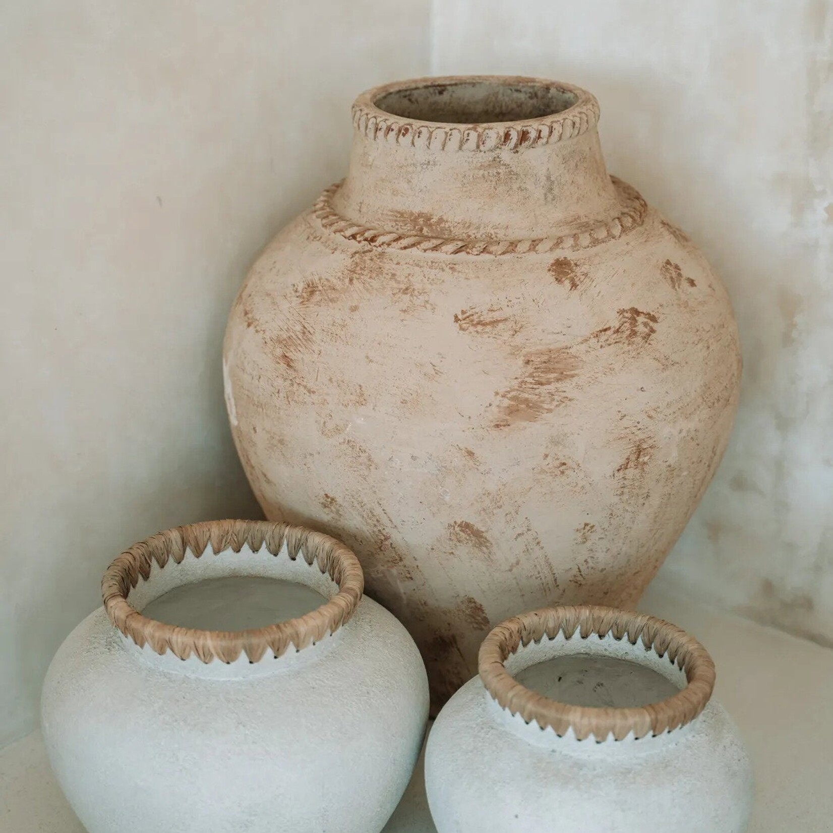 Bazar Bizar Antwerp The Styly Vase - Concrete Natural - L