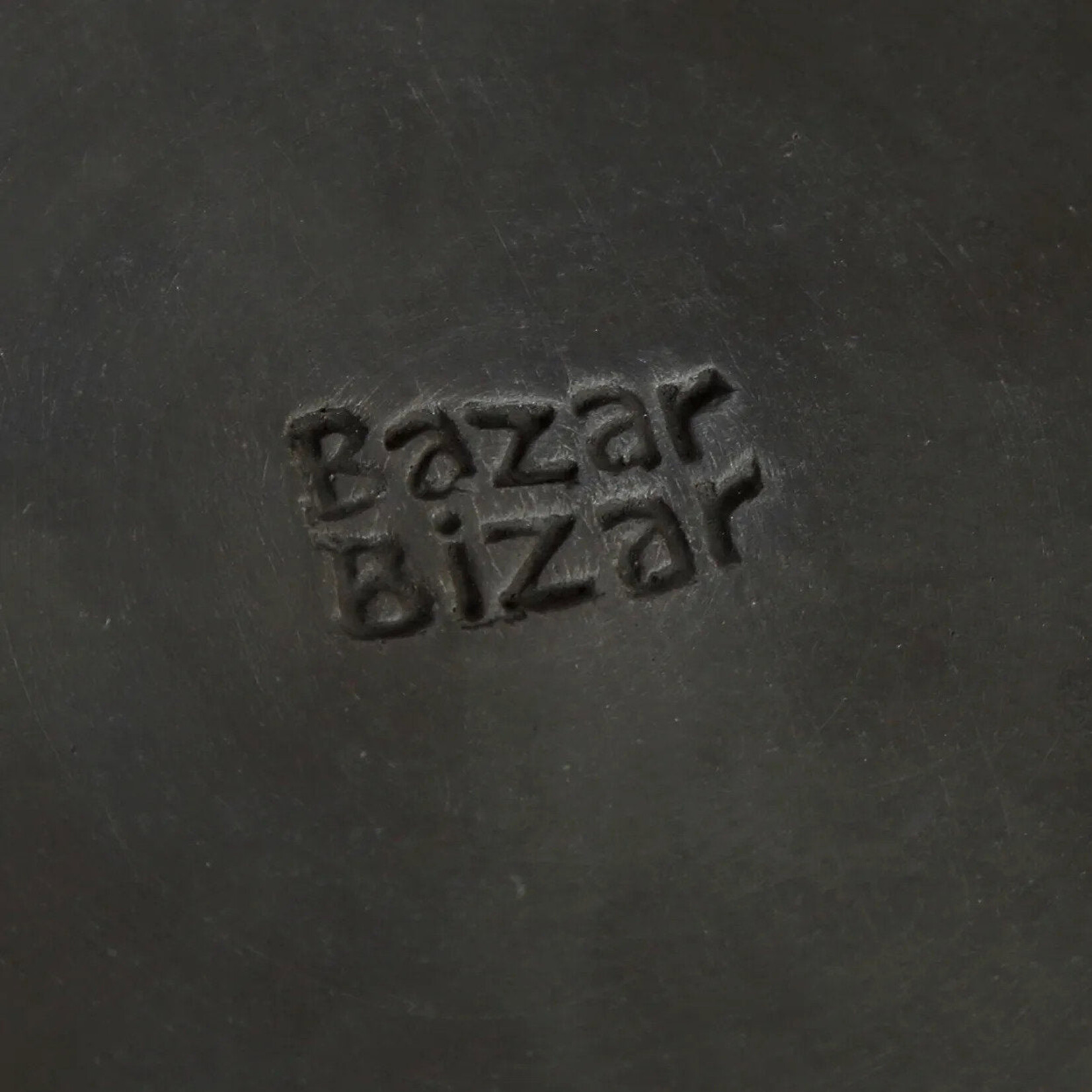 Bazar Bizar Antwerp The Burned Classic Plate - Black - S