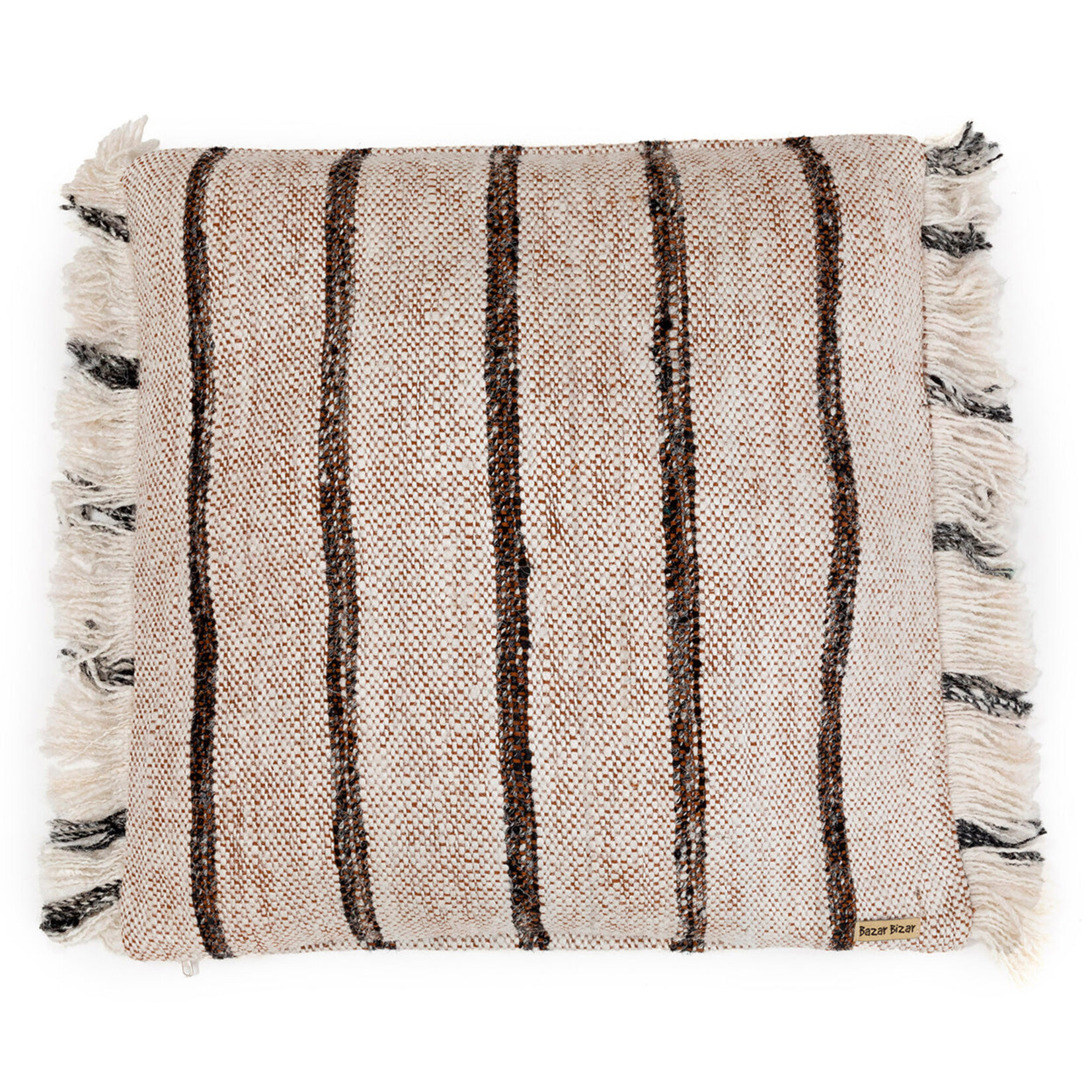Bazar Bizar Antwerp The Oh My Gee Cushion Cover - Bohemian White - 60x60