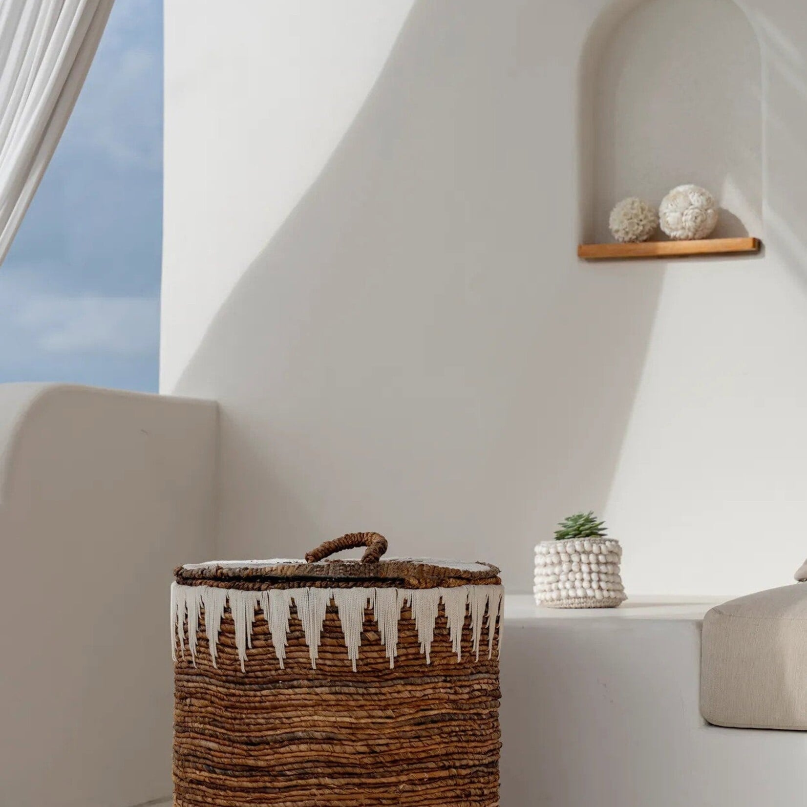 Bazar Bizar Antwerp The Banana Stitched Laundry Baskets - M