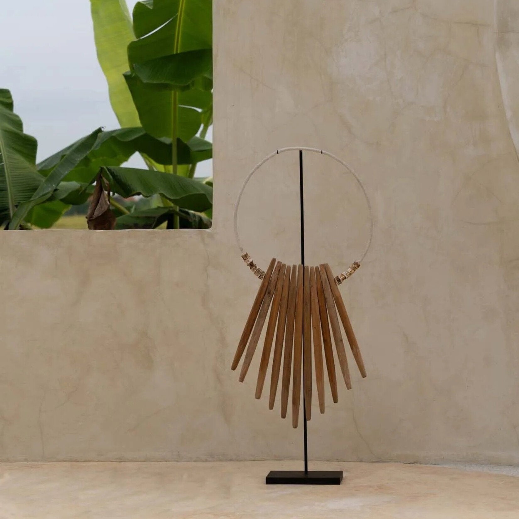 Bazar Bizar Antwerp The Wooden Sticks On Stand - Natural