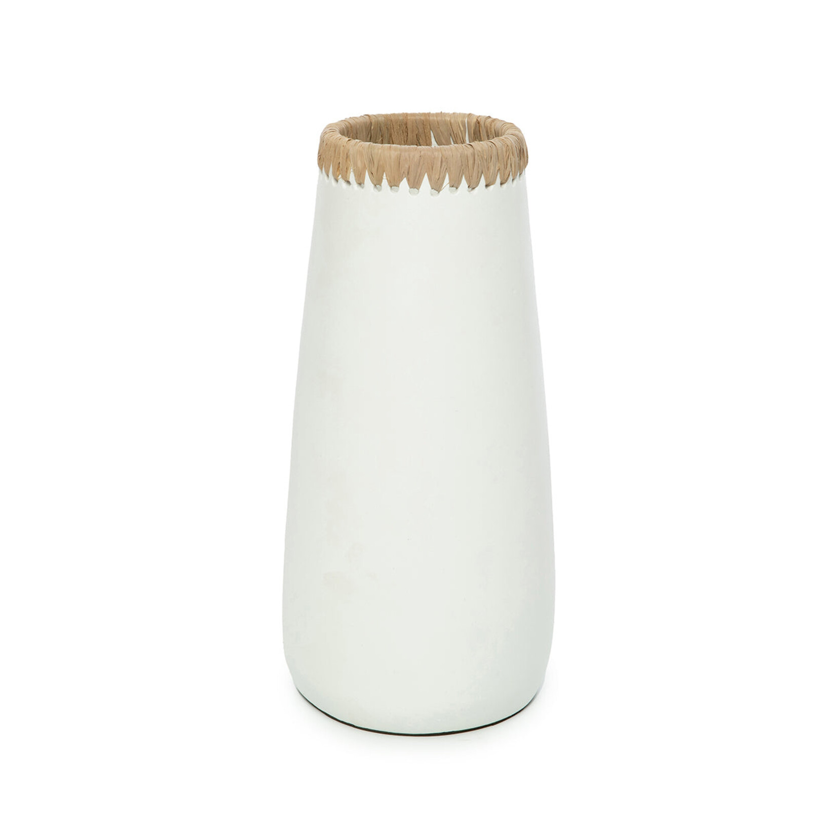 Bazar Bizar Antwerp The Sneaky Vase - White Natural - L