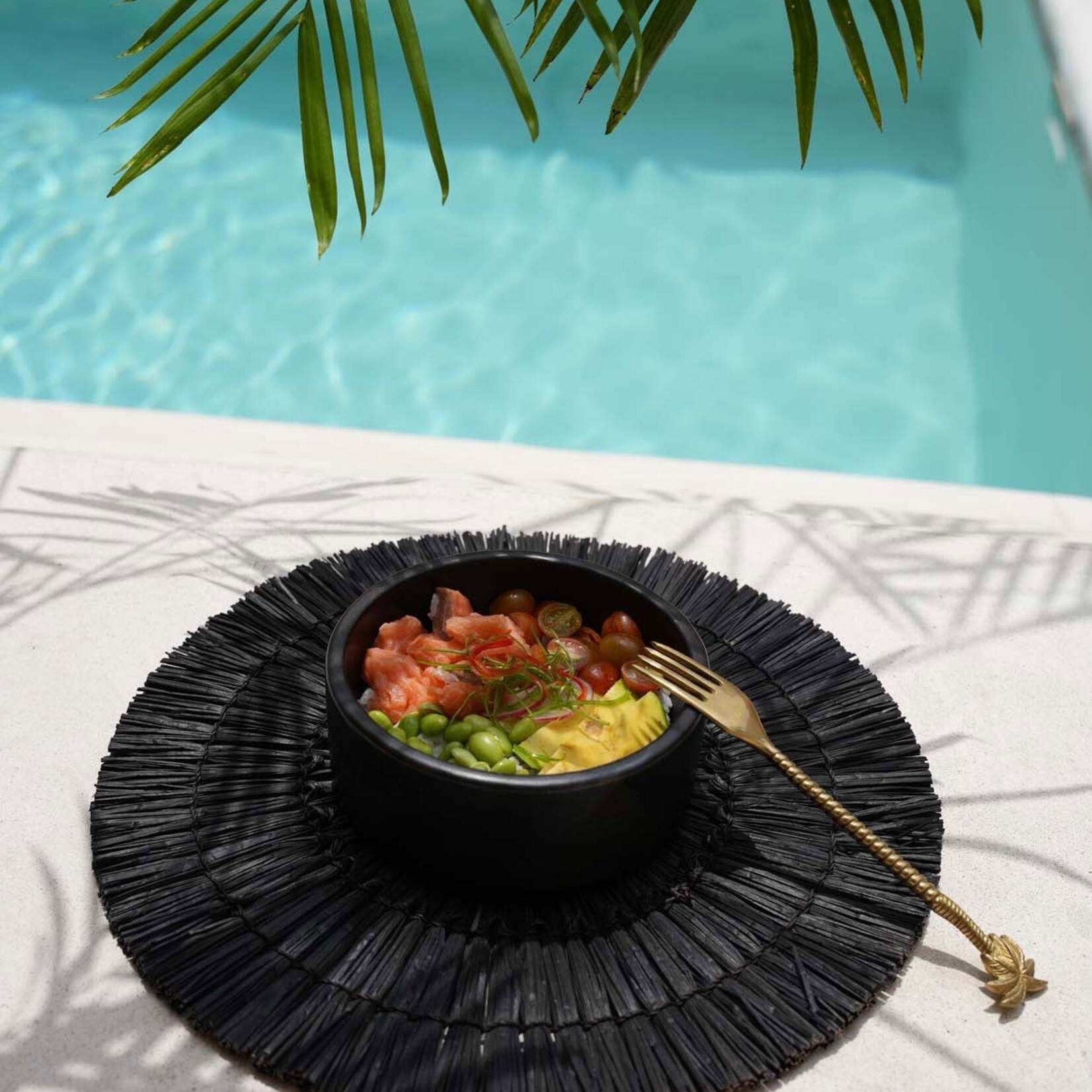 Bazar Bizar The Burned Cylinder Dish - Black - Set of 3