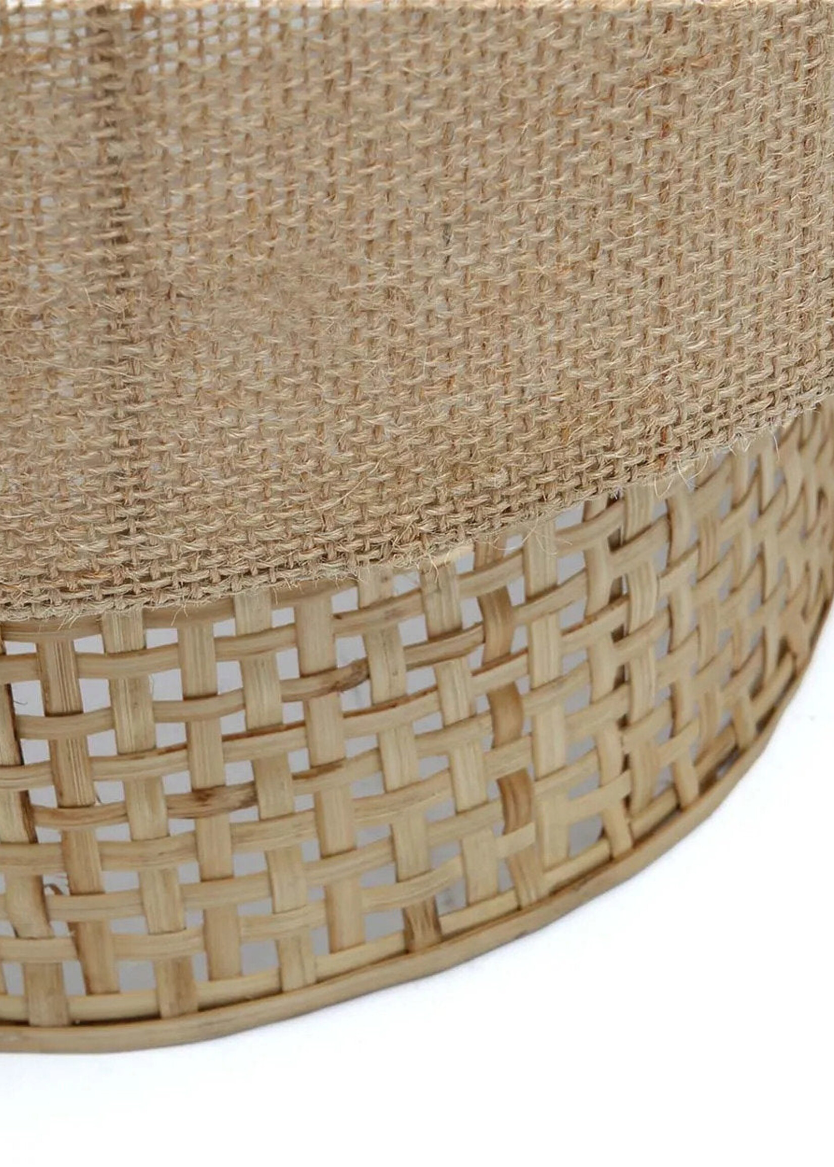 Bazar Bizar Antwerp The Bolly Jute Wall Lamp - Natural - M