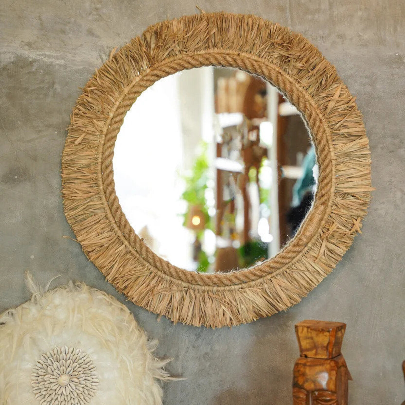 Bazar Bizar Antwerp The Tahiti Mirror - Natural