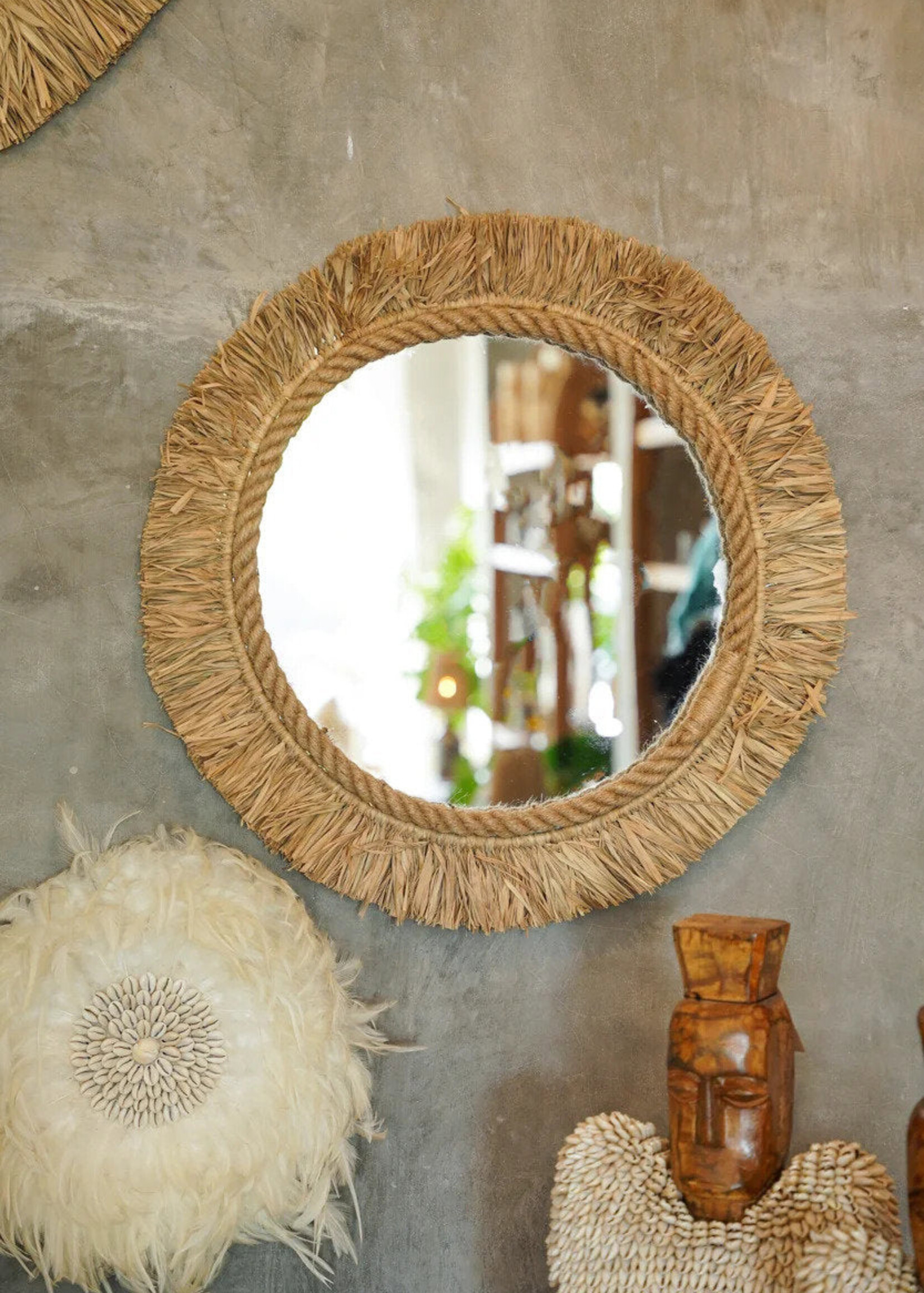 Bazar Bizar Antwerp The Tahiti Mirror - Natural