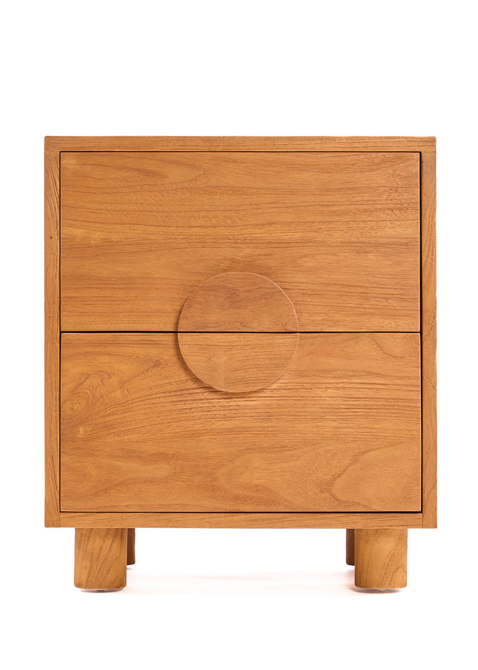 Bazar Bizar Antwerp The Eclipse Nightstand - Natural