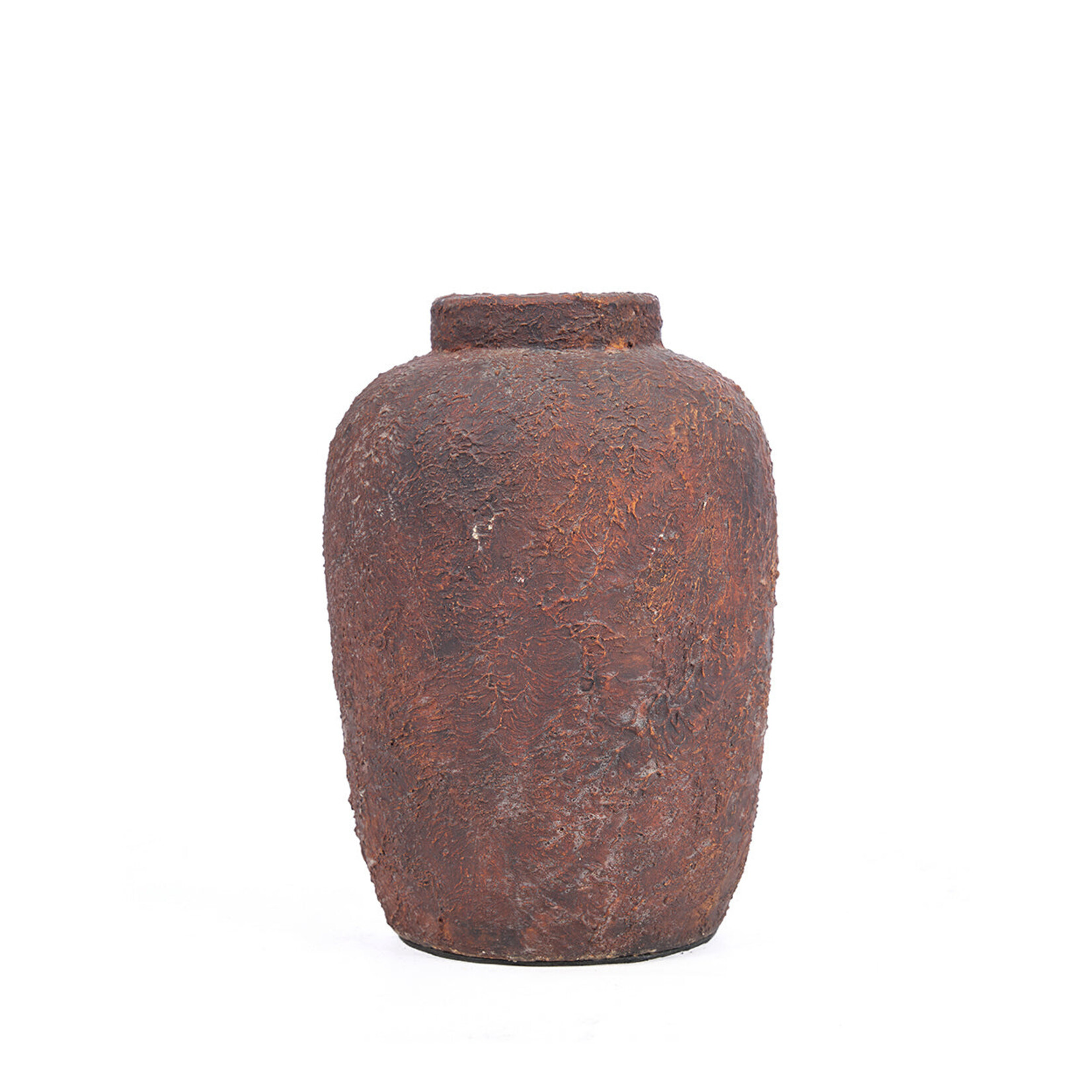 Bazar Bizar Antwerp The Clay Echo Vase - Burgundy - S