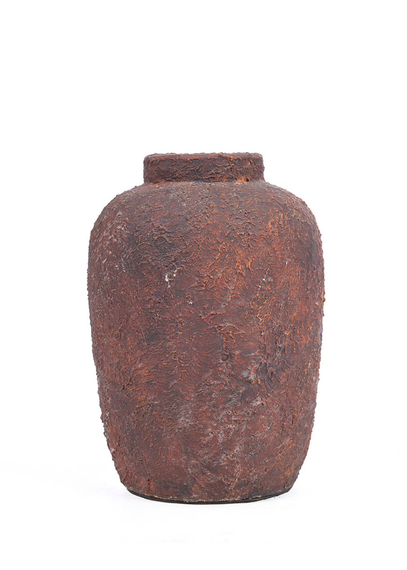 Bazar Bizar Antwerp The Clay Echo Vase - Burgundy - S